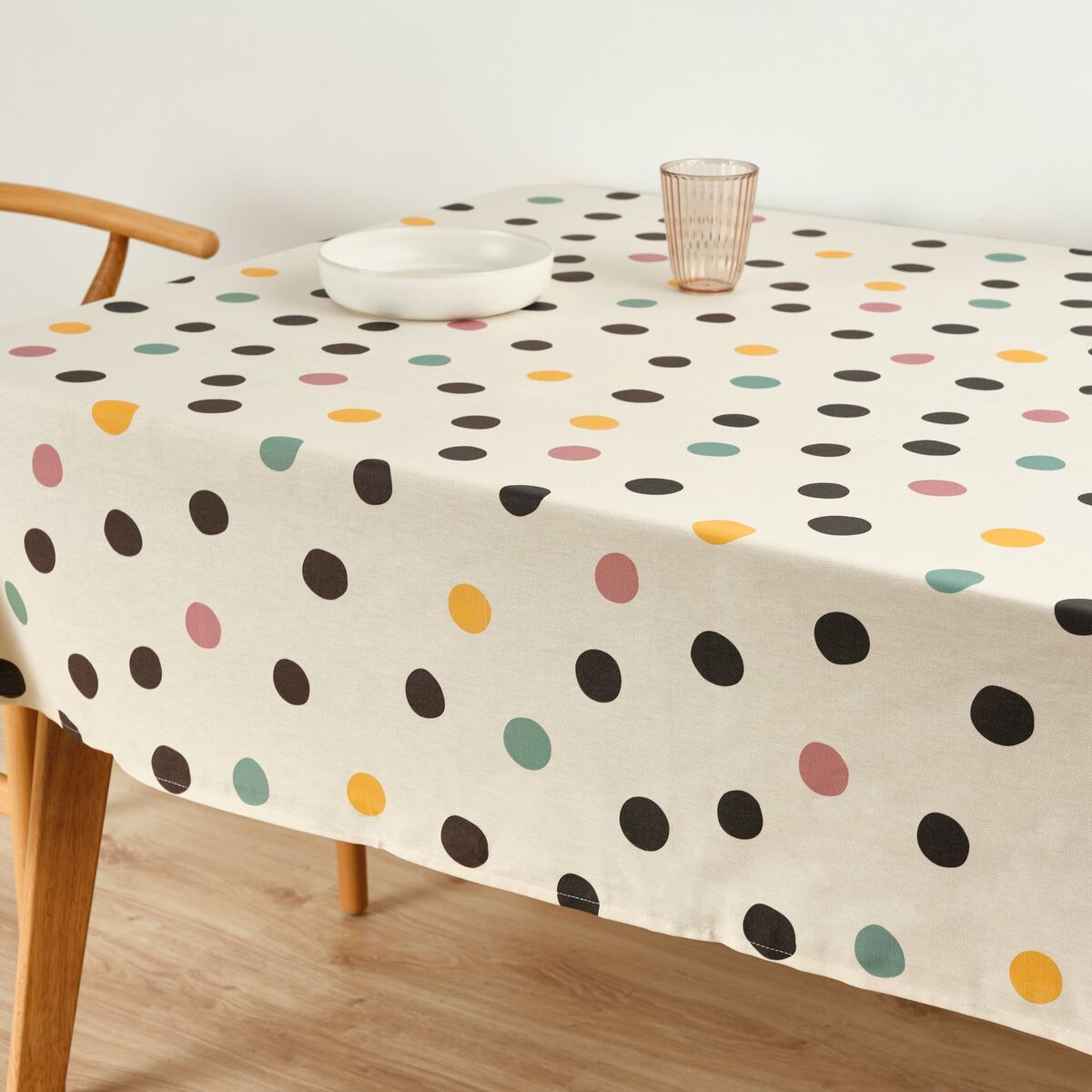 Stain-proof resined tablecloth Belum Cuzco Multicolour 250 x 150 cm-1