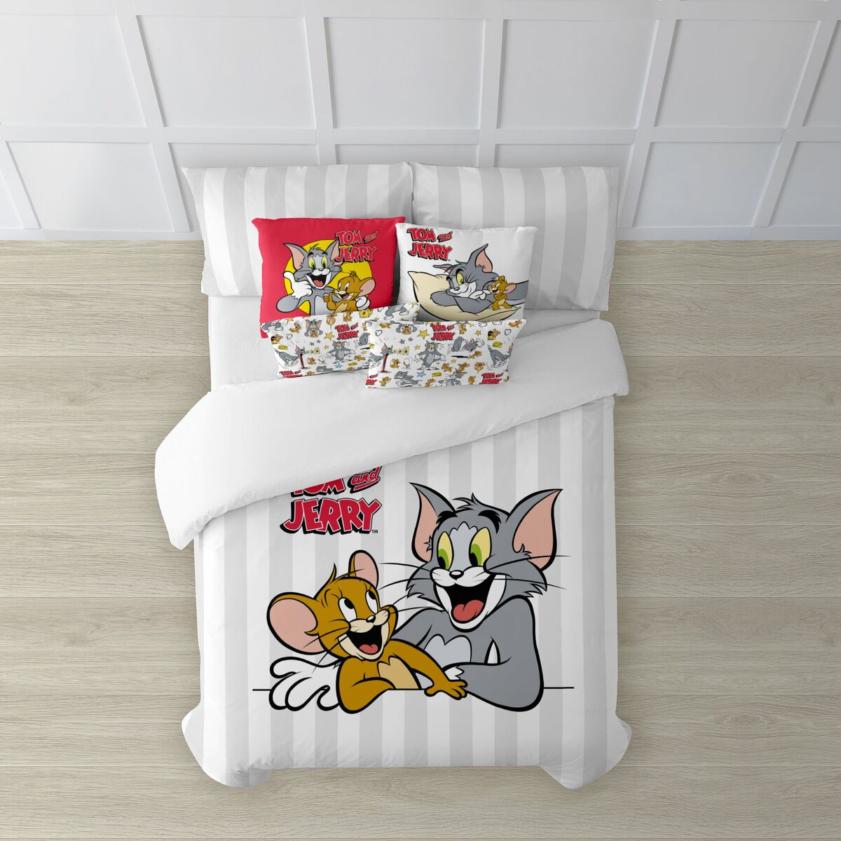 Nordic cover Tom & Jerry Tom & Jerry Basic Multicolour 175 Threads 140 x 200 cm-0