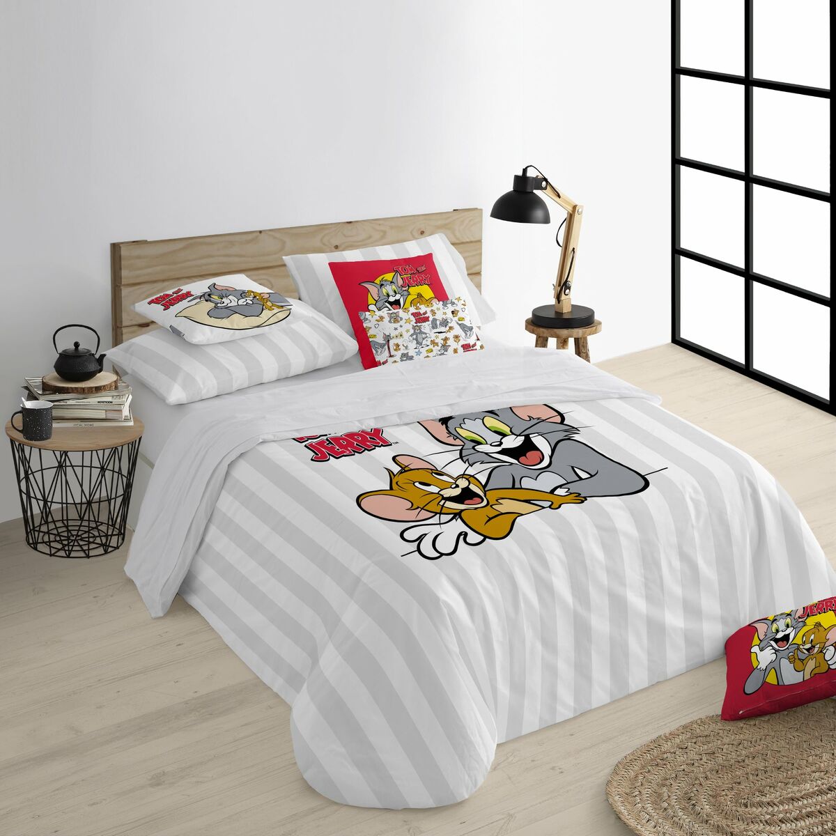 Nordic cover Tom & Jerry Tom & Jerry Basic Multicolour 175 Threads 140 x 200 cm-2