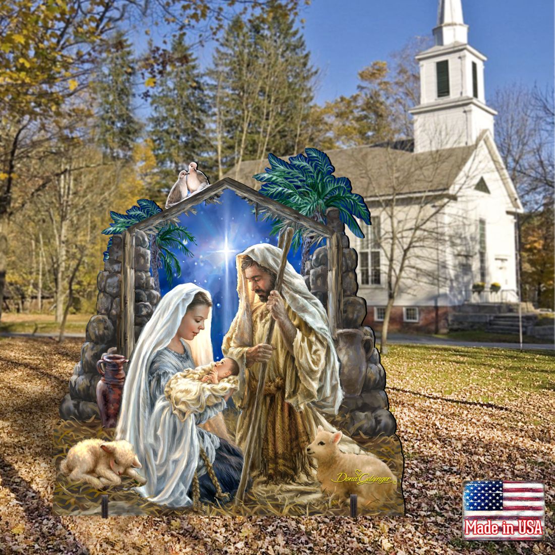 Glory to God Nativity Outdoor Décor by D. Gelsinger | Nativity Holiday Décor - 8461010F-1722-1