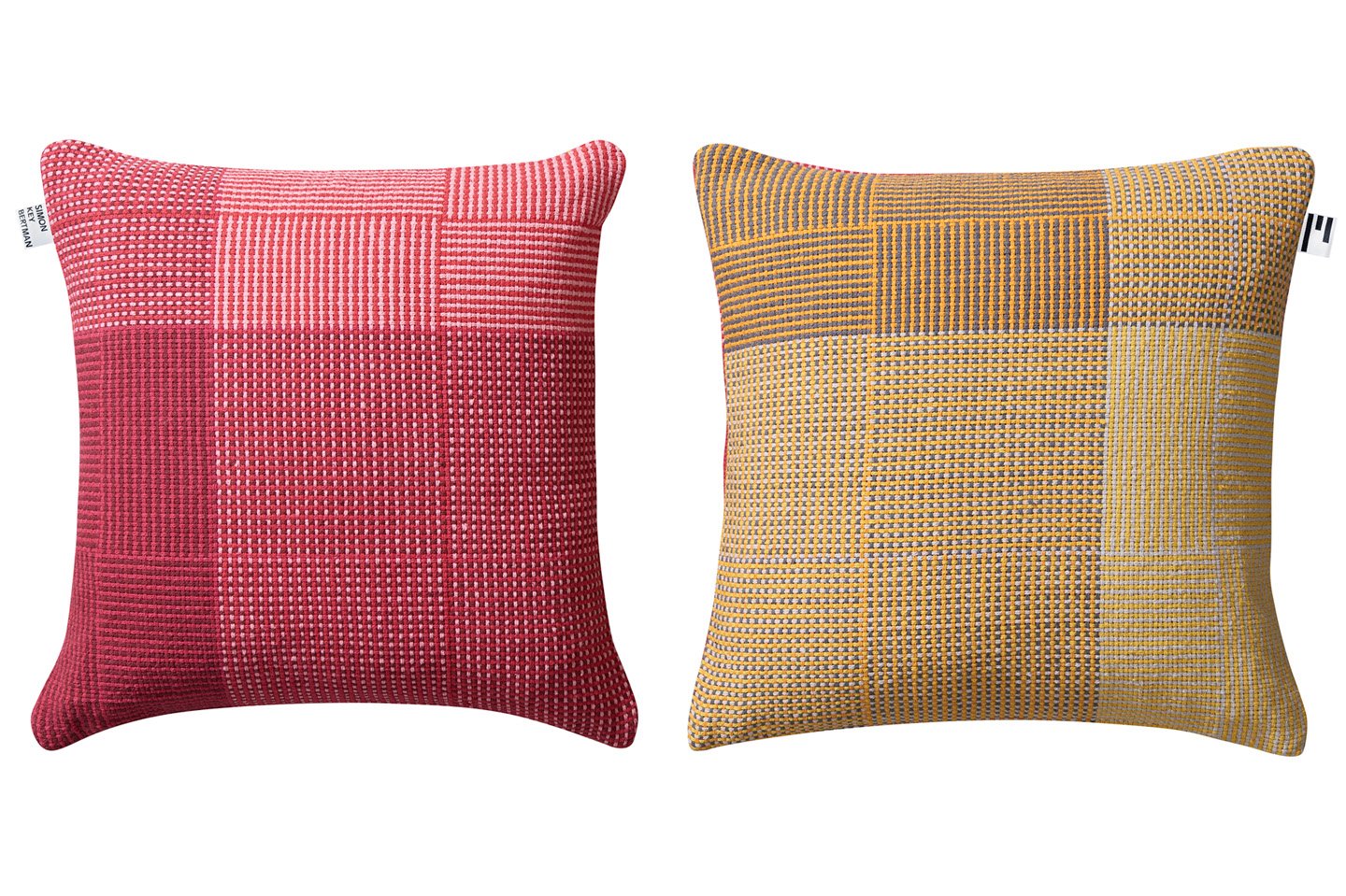 NAPPING PINK & YELLOW - CUSHION COVER-1