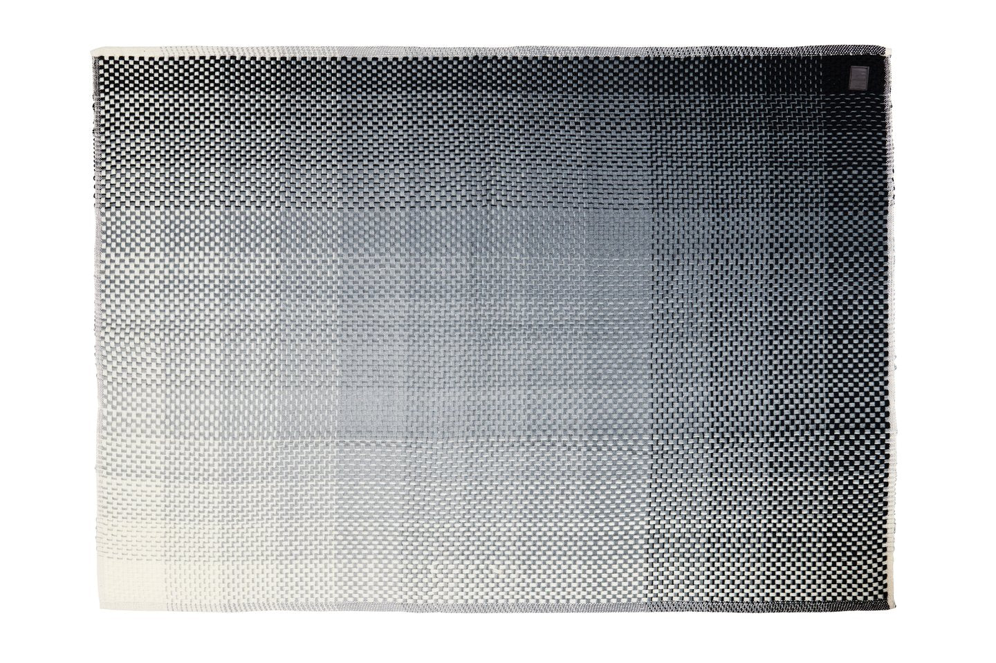 GRADIENT GREY WOOL - THROW-1