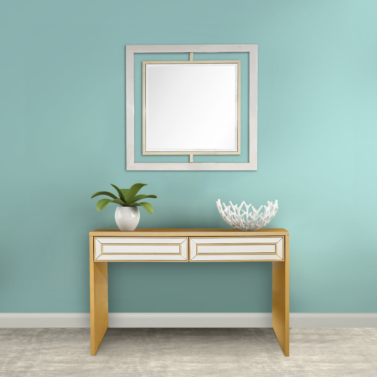 Virginia Wall Mirror and Console-0