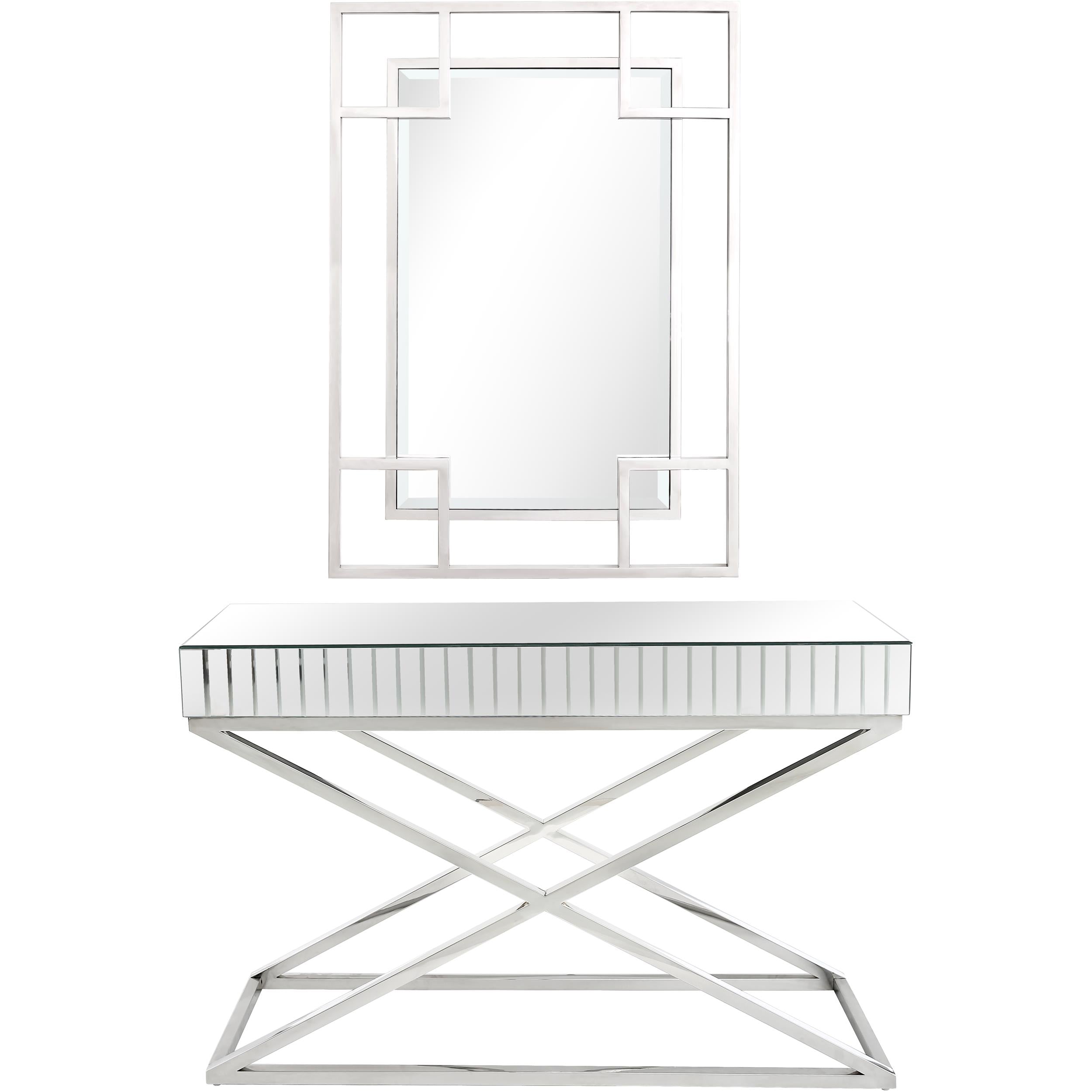 Kinney Wall Mirror and Console Table-2