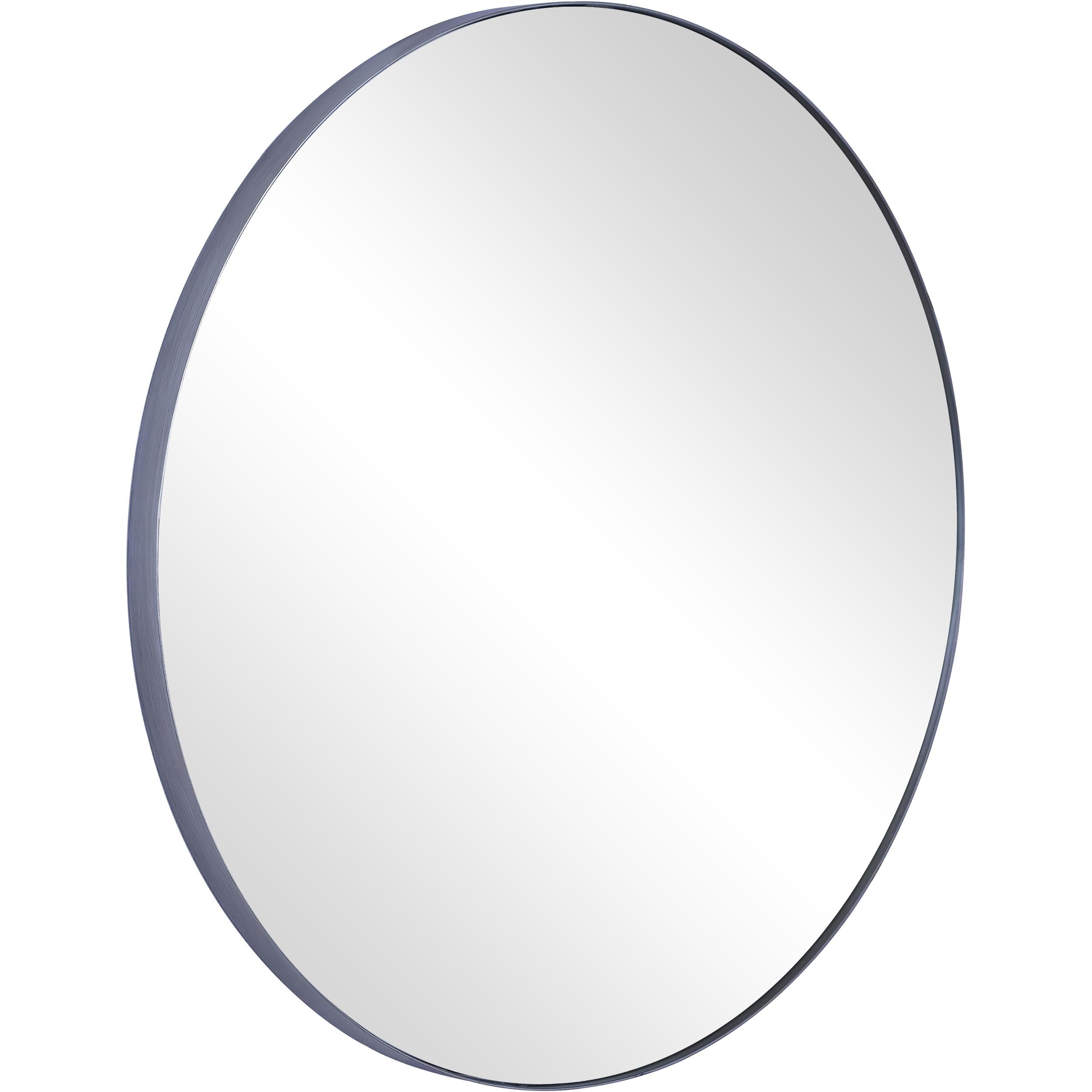 Round Metal Frame Mirror-1