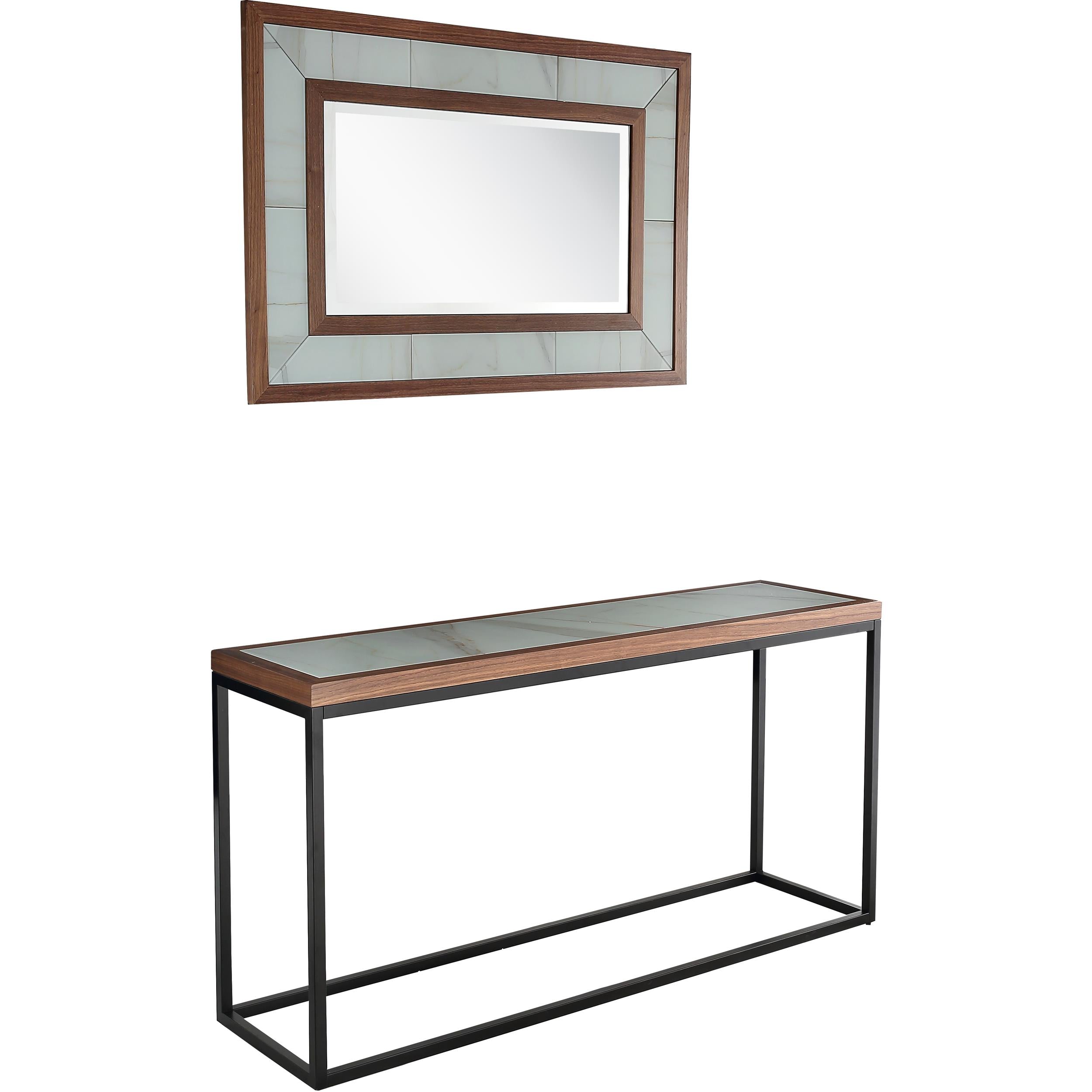 Riley Wall Mirror and Console Table-1