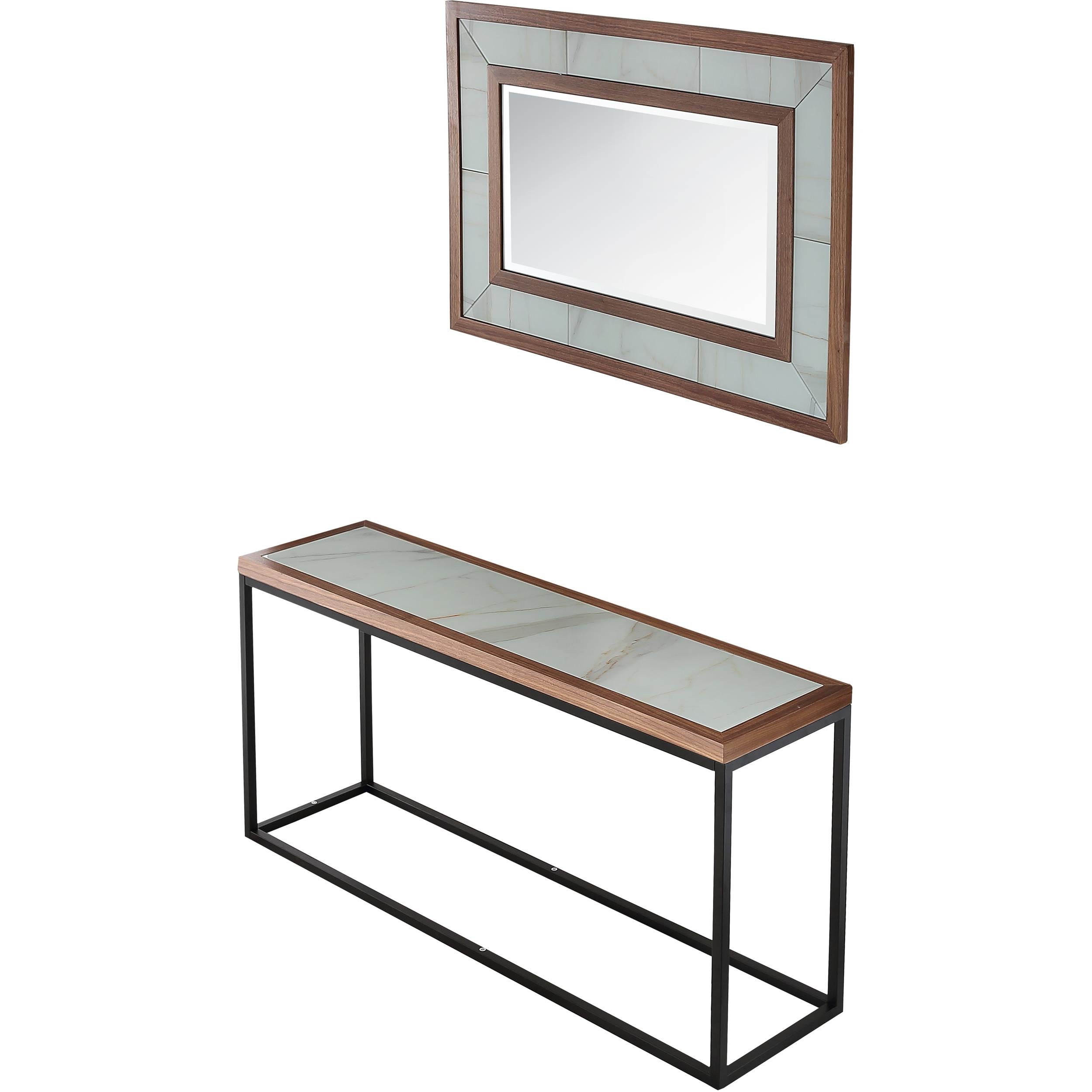 Riley Wall Mirror and Console Table-3