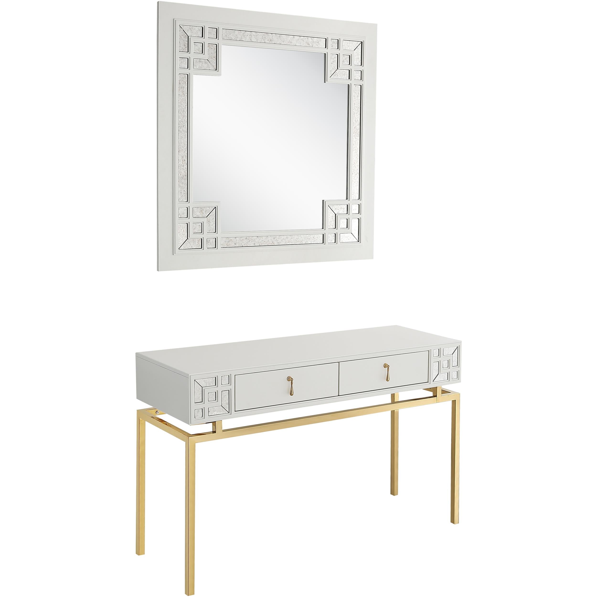 Dynasty Wall Mirror and Console Table-1