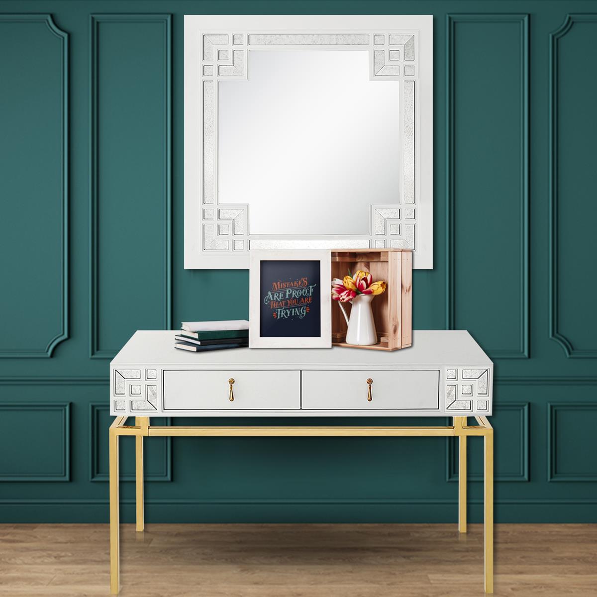 Dynasty Wall Mirror and Console Table-0