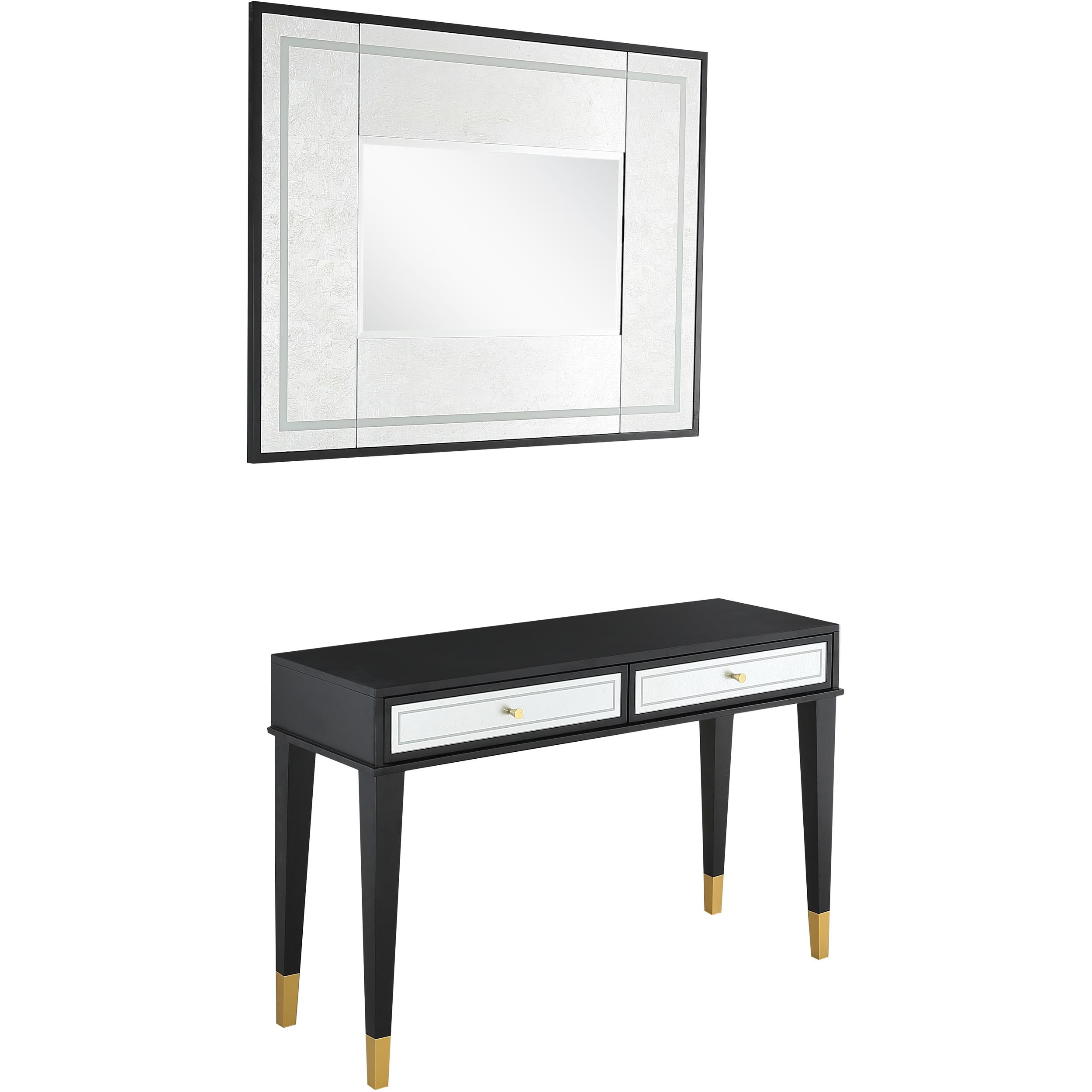 Makalu Wall Mirror and Console Table-1