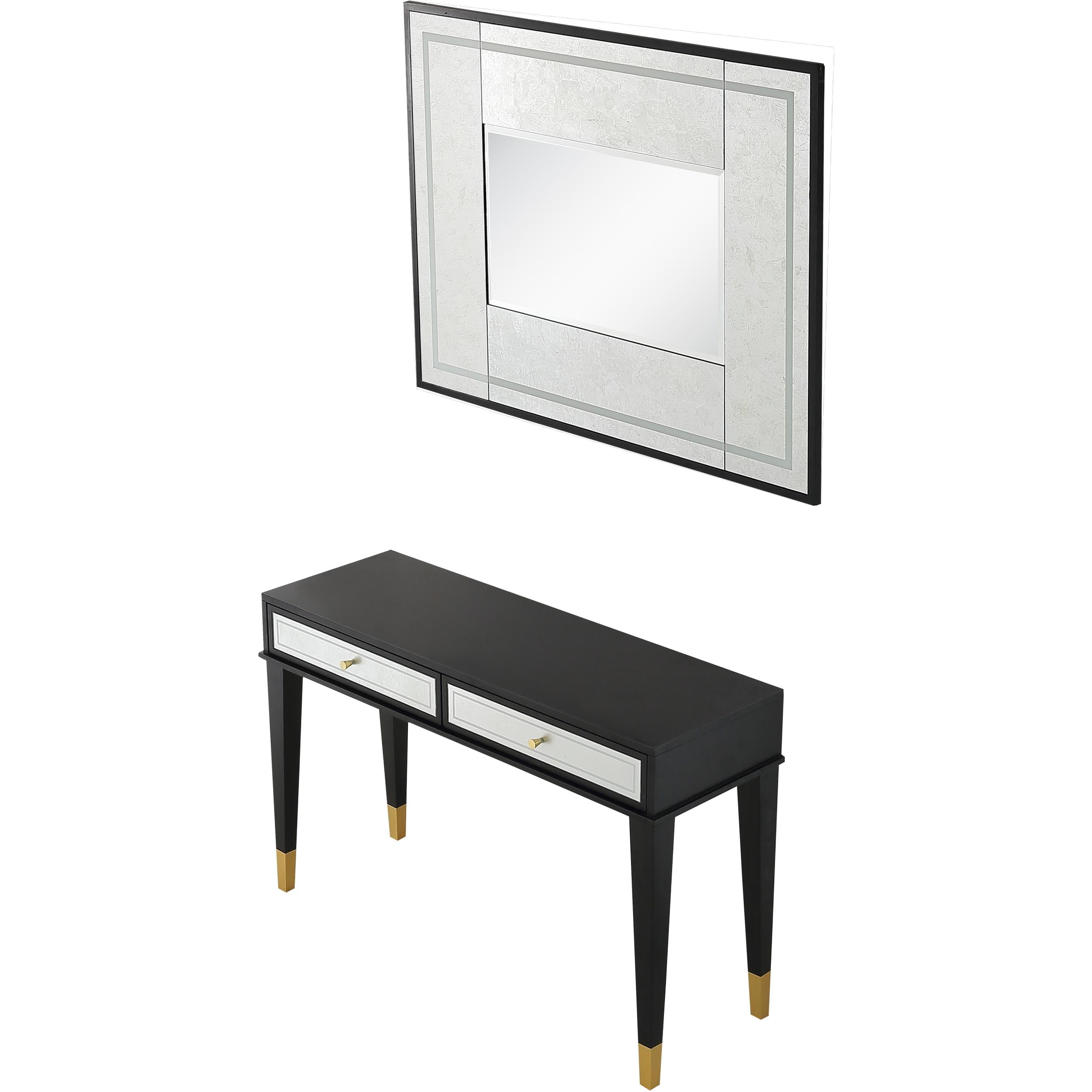 Makalu Wall Mirror and Console Table-3