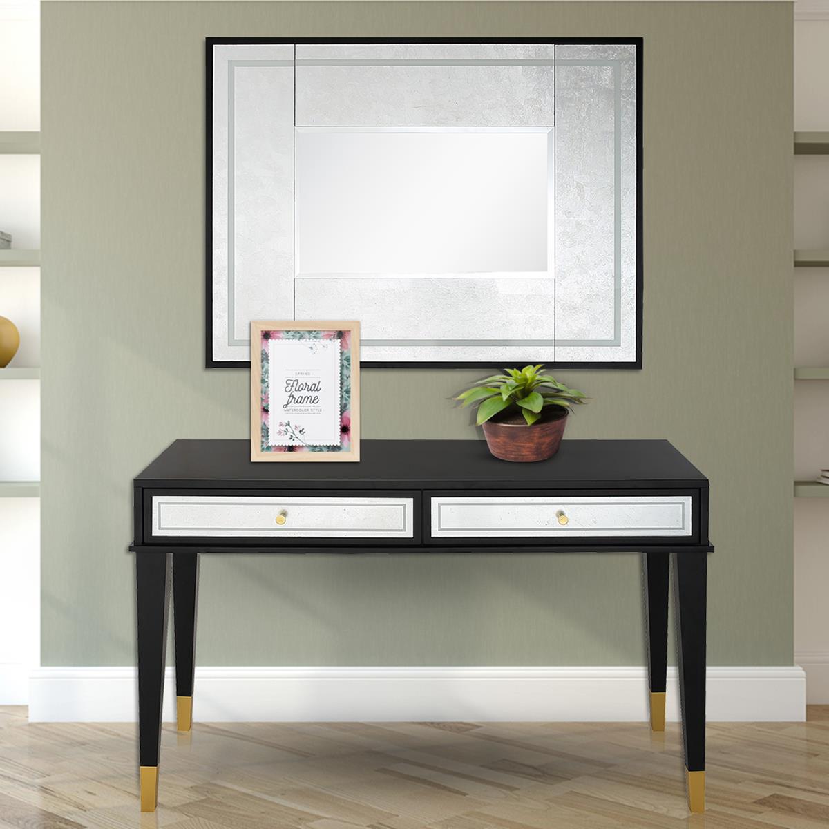 Makalu Wall Mirror and Console Table-0