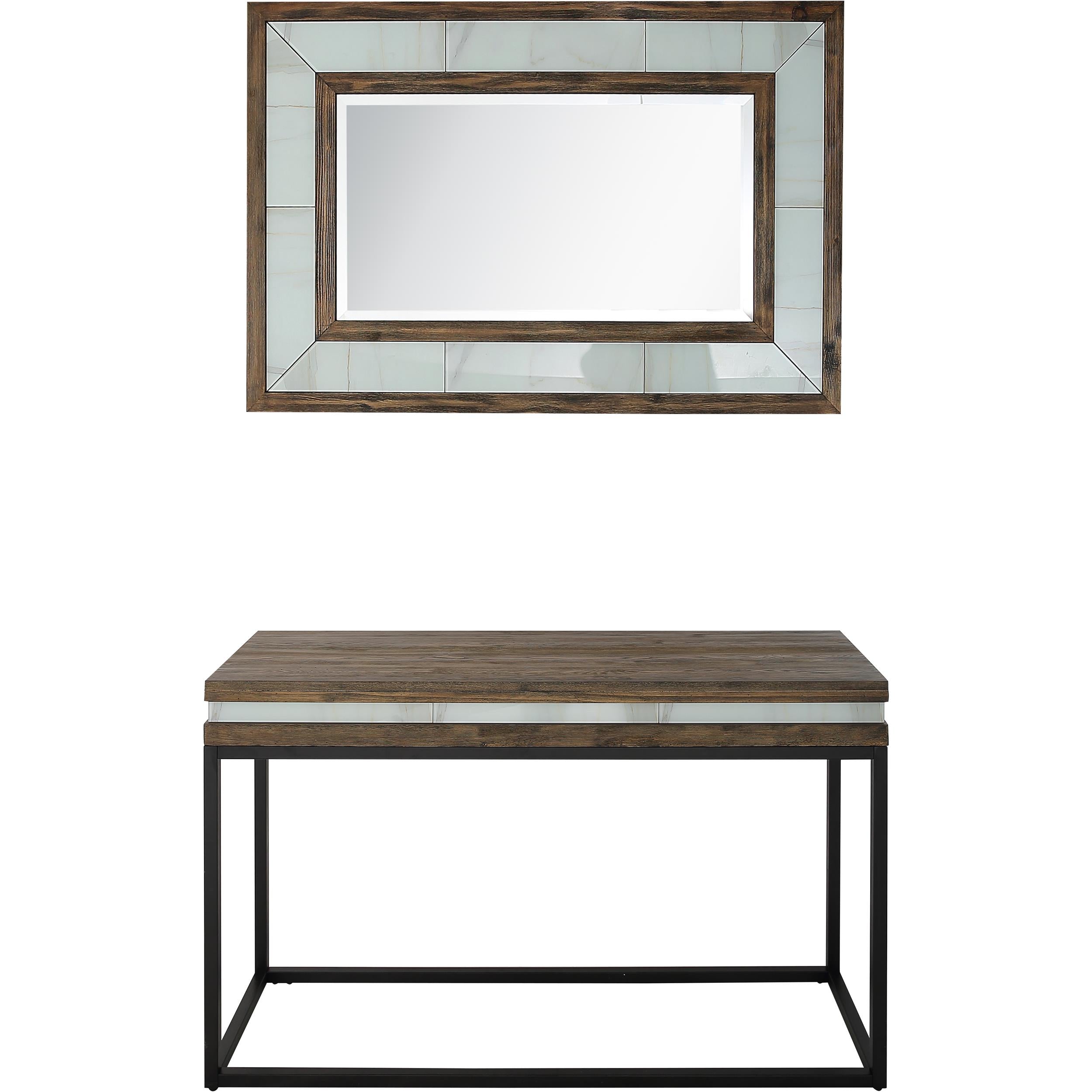 Bailey Wall Mirror and Console Table-2