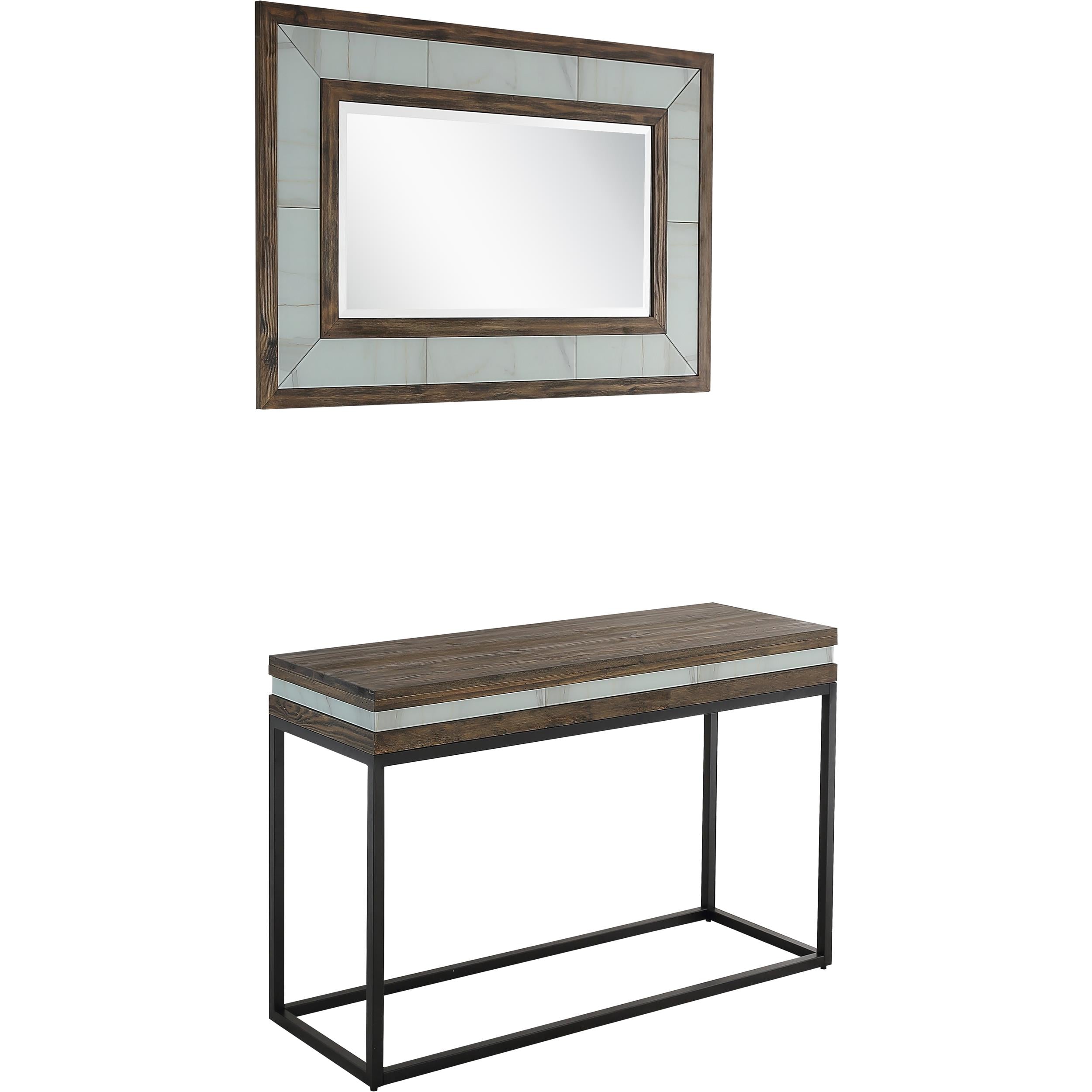 Bailey Wall Mirror and Console Table-1