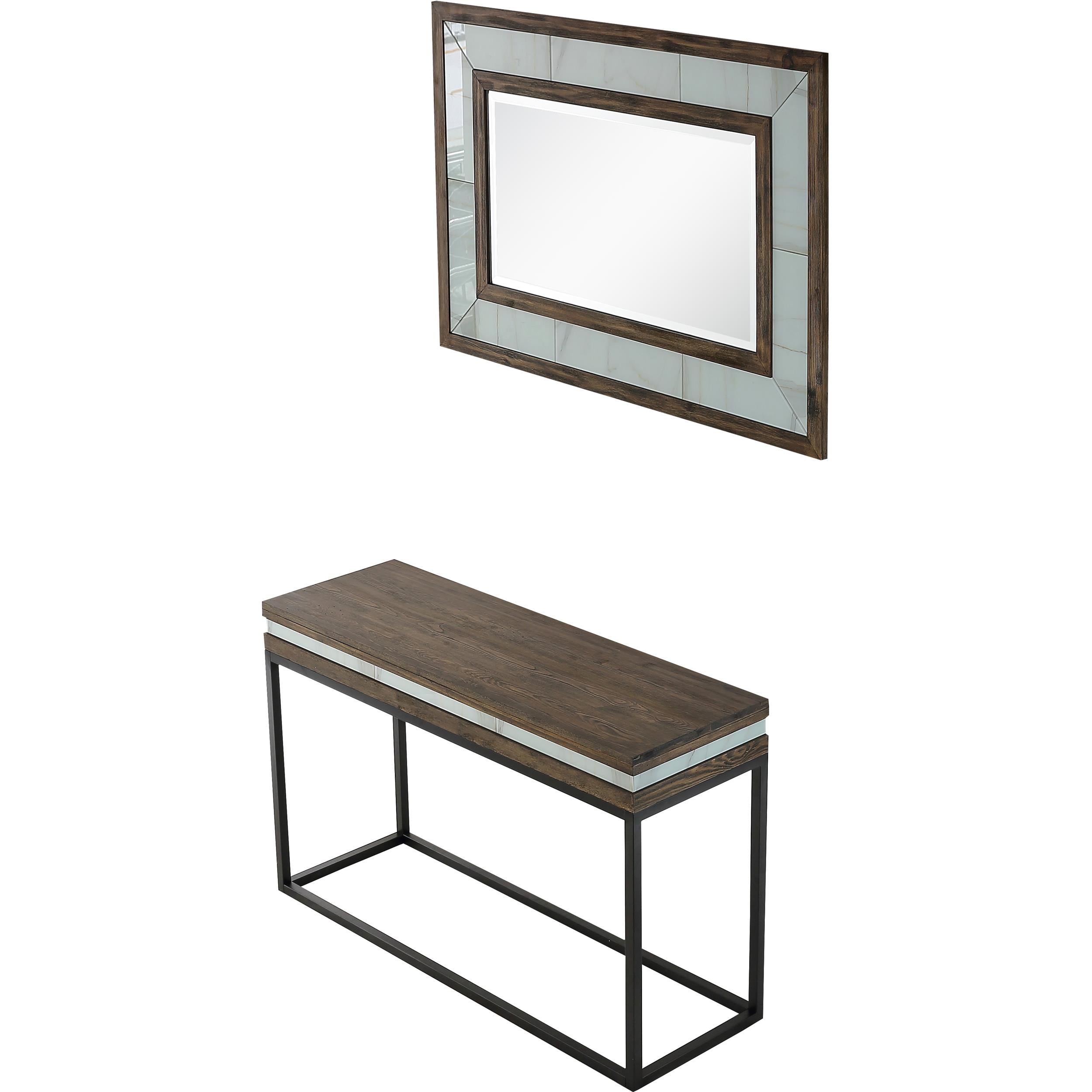 Bailey Wall Mirror and Console Table-3