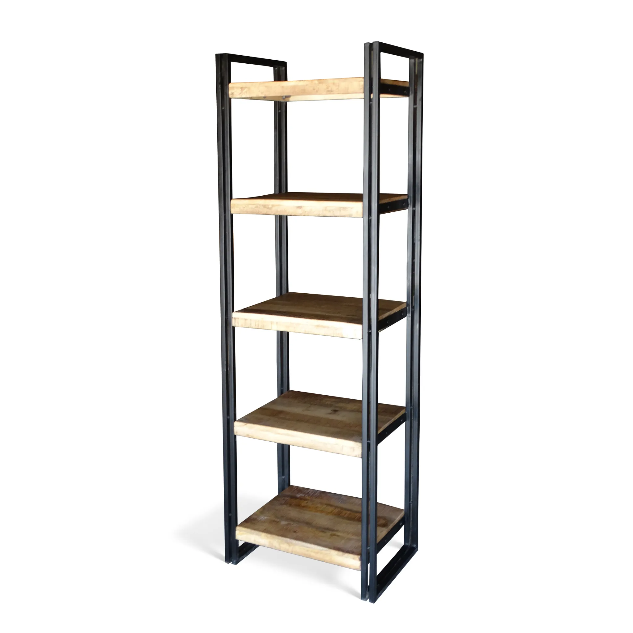 Solid Mango Wood Tall Bookcase