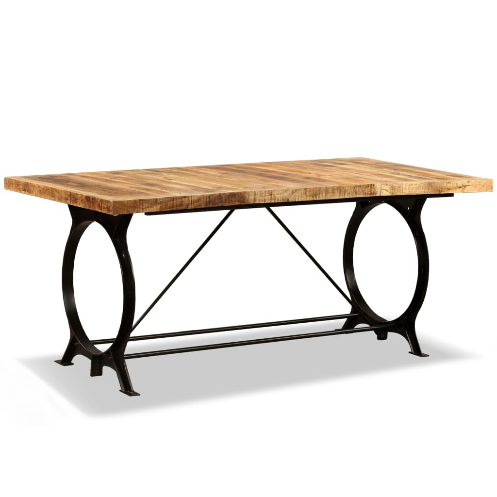 vidaXL Dining Table Kitchen Table Home Dining Room Table Solid Reclaimed Wood-2