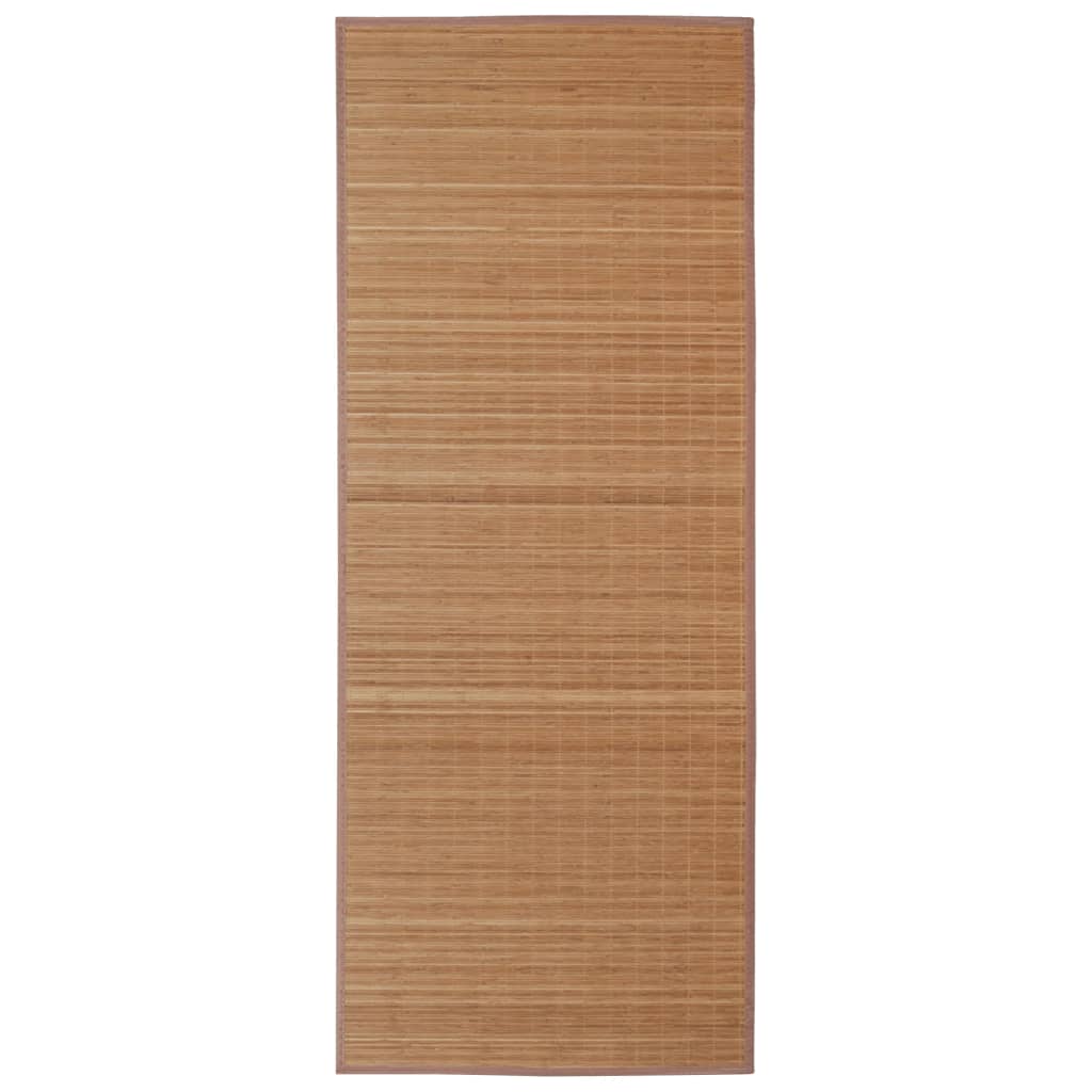 vidaXL Bamboo Rug Runner with Non-slip PVC Backing Floor Carpet Rectangular-4