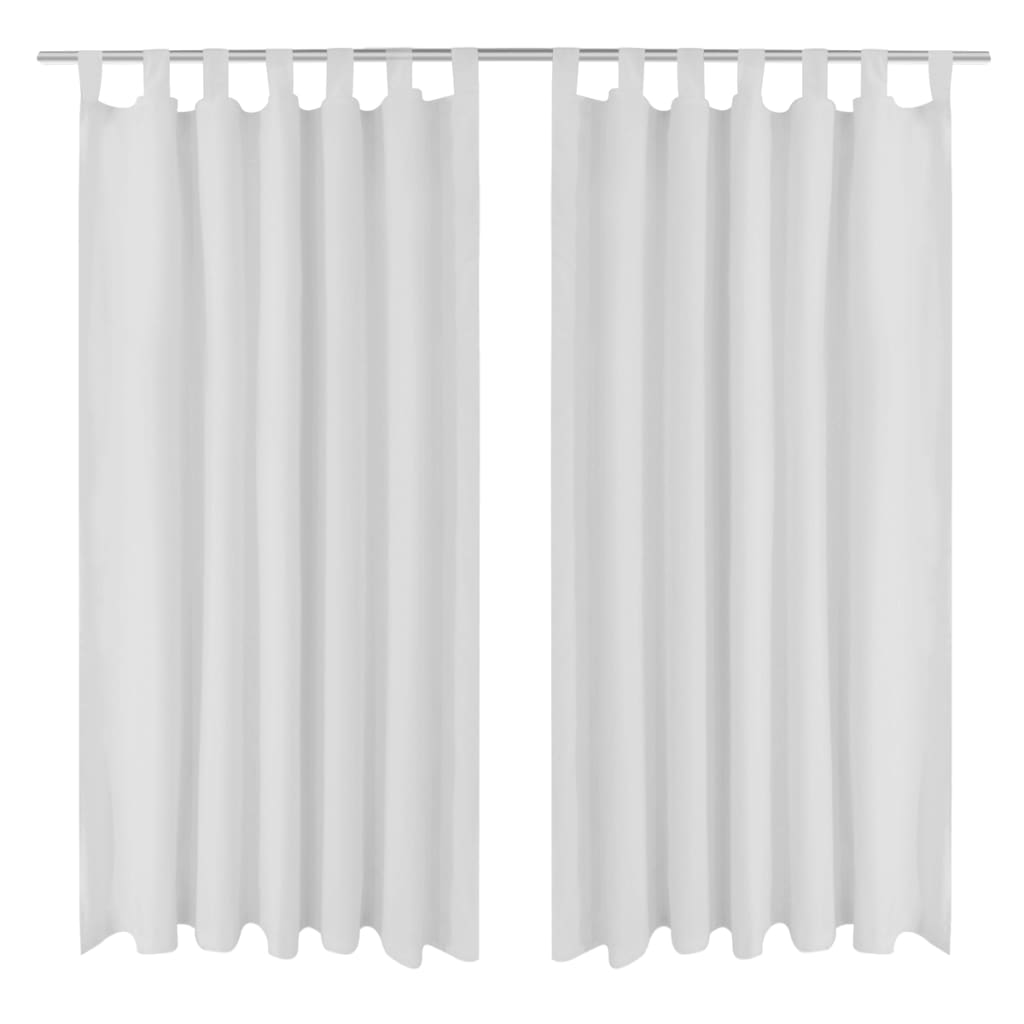 vidaXL 2x Solid Blackout Window Curtains Home Blind Drapery Multi Colors/Sizes-0