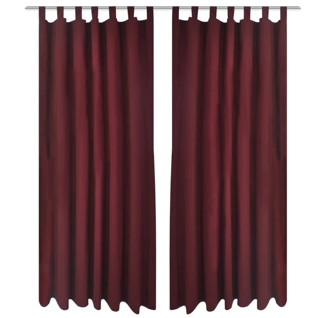 vidaXL 2x Solid Blackout Window Curtains Home Blind Drapery Multi Colors/Sizes-2