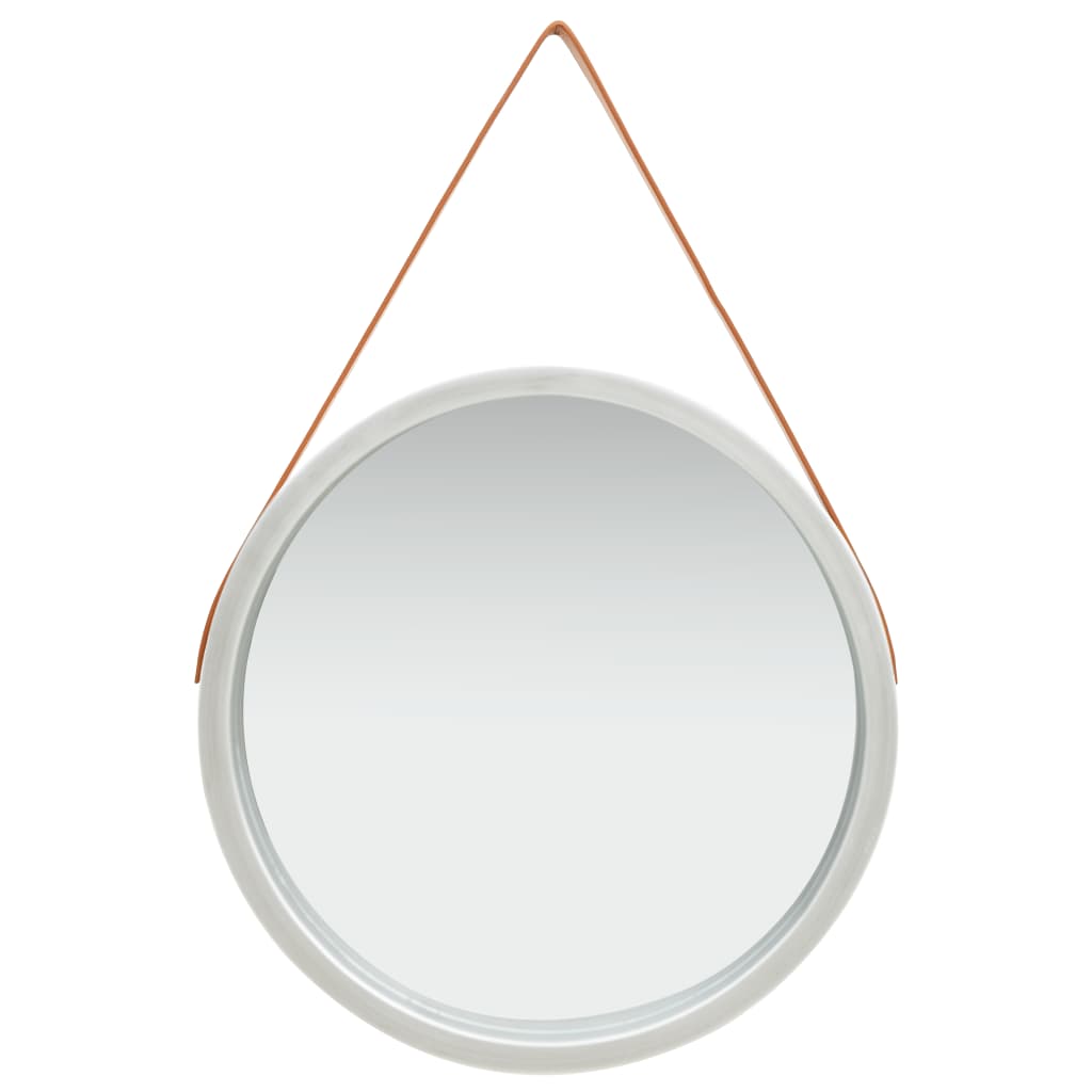 vidaXL Wall Mirror Vanity Retro Hanging Round Mirror for Bedroom Living Room-0