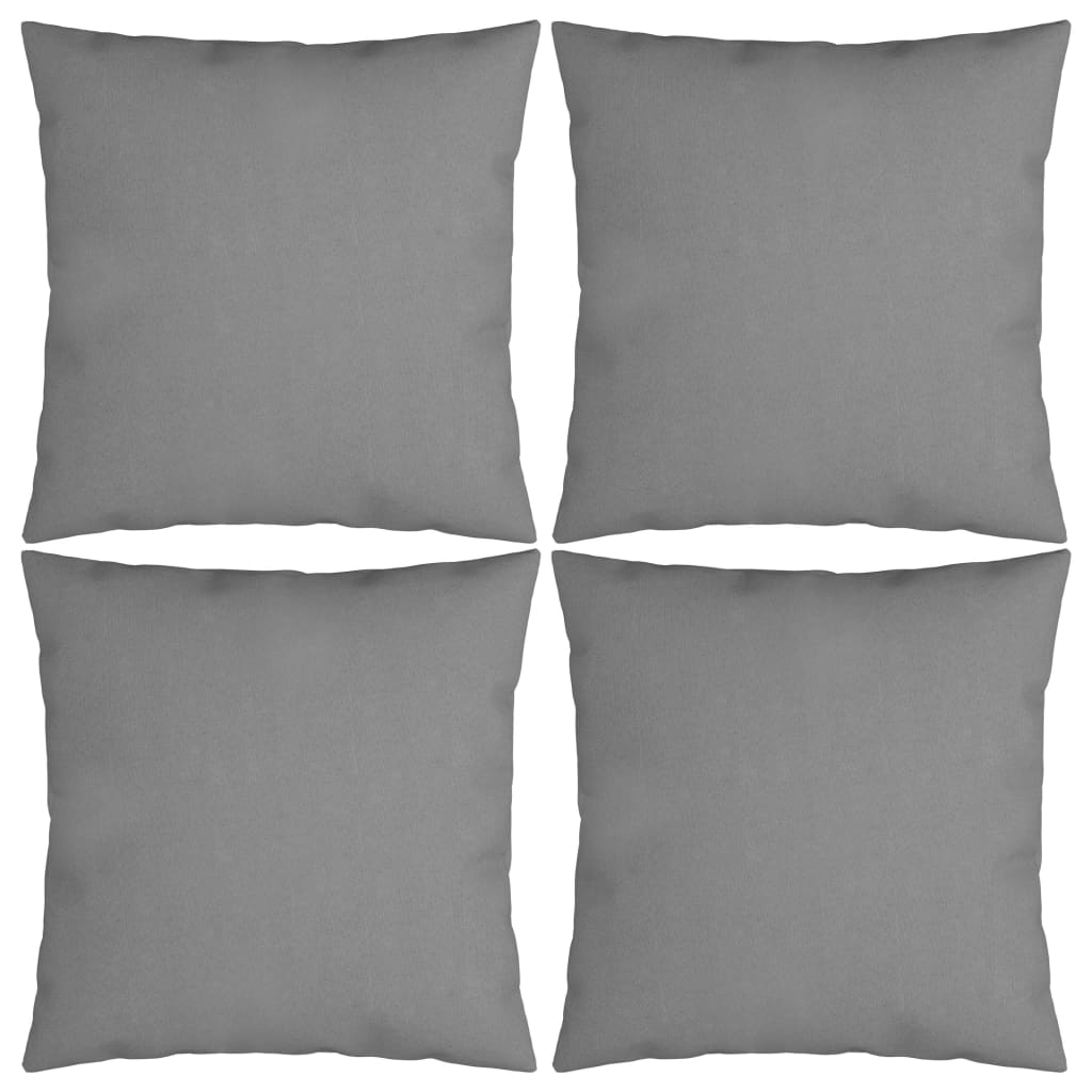 vidaXL Pillow 4 Pcs Outdoor Patio Decorative Throw Pillow Seat Cushion Fabric-0