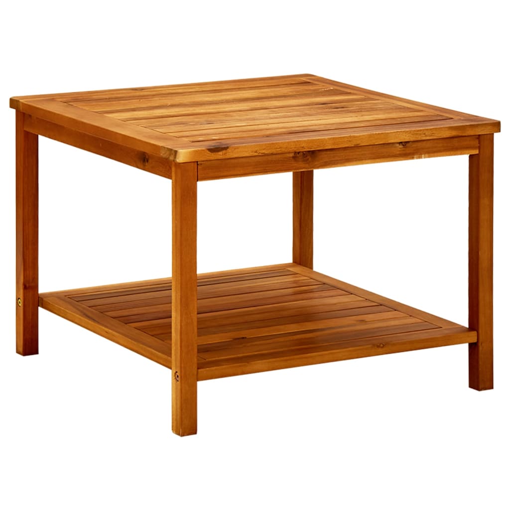 vidaXL Side Table End Table Coffee Table Indoor Outdoor Solid Wood Acacia-1