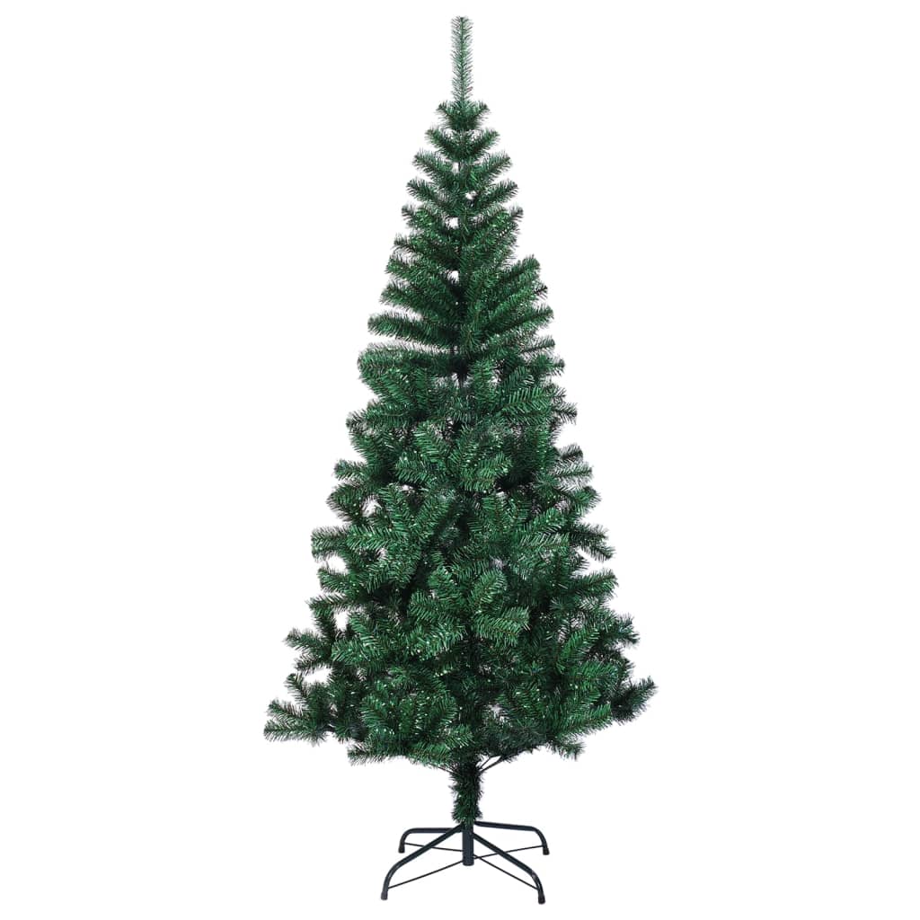 vidaXL Christmas Tree Artificial Xmas Tree with Stand and Iridescent Tips PVC-1