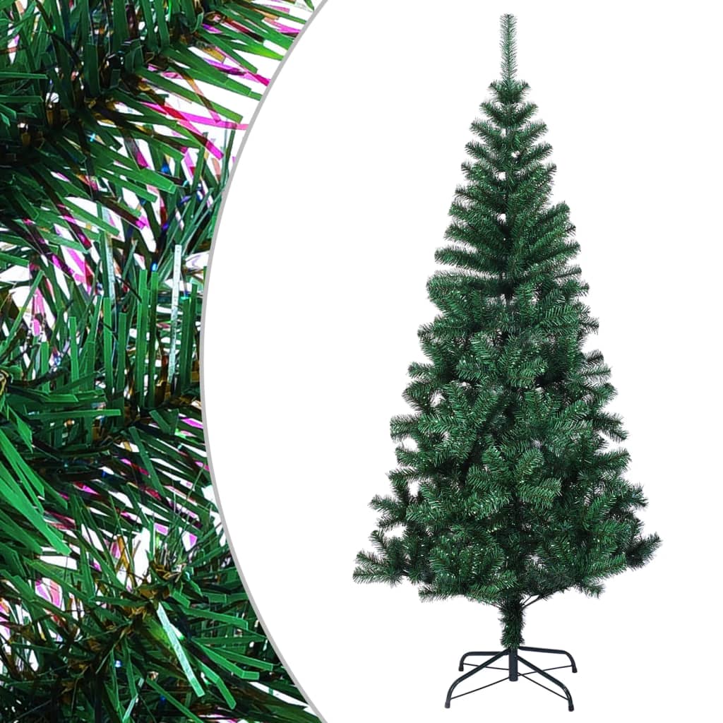 vidaXL Christmas Tree Artificial Xmas Tree with Stand and Iridescent Tips PVC-4