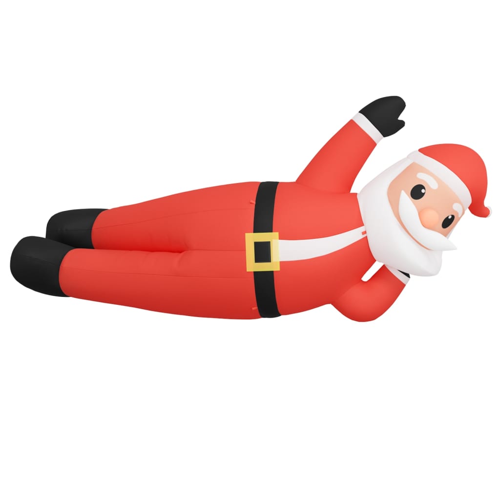 vidaXL Christmas Inflatable Lying Santa LED 63"-2