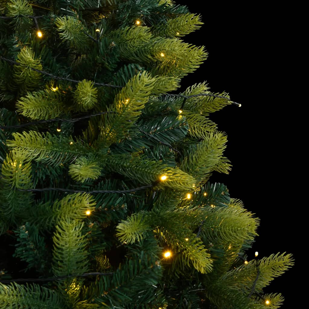 vidaXL Artificial Hinged Christmas Tree 300 LEDs 82.7"-1