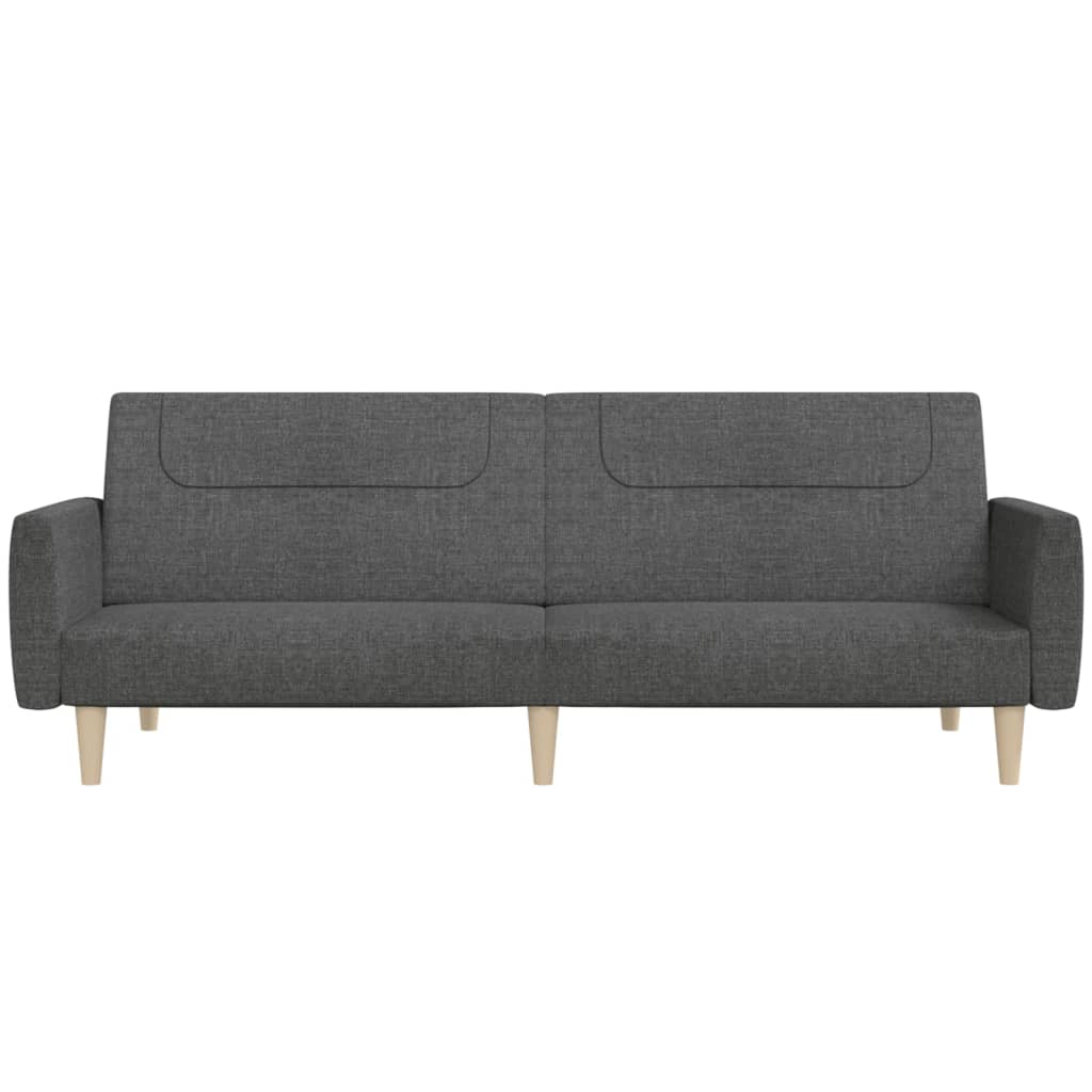 vidaXL 2-Seater Sofa Bed Accent Upholstered Loveseat Sleeper Couch Fabric-3