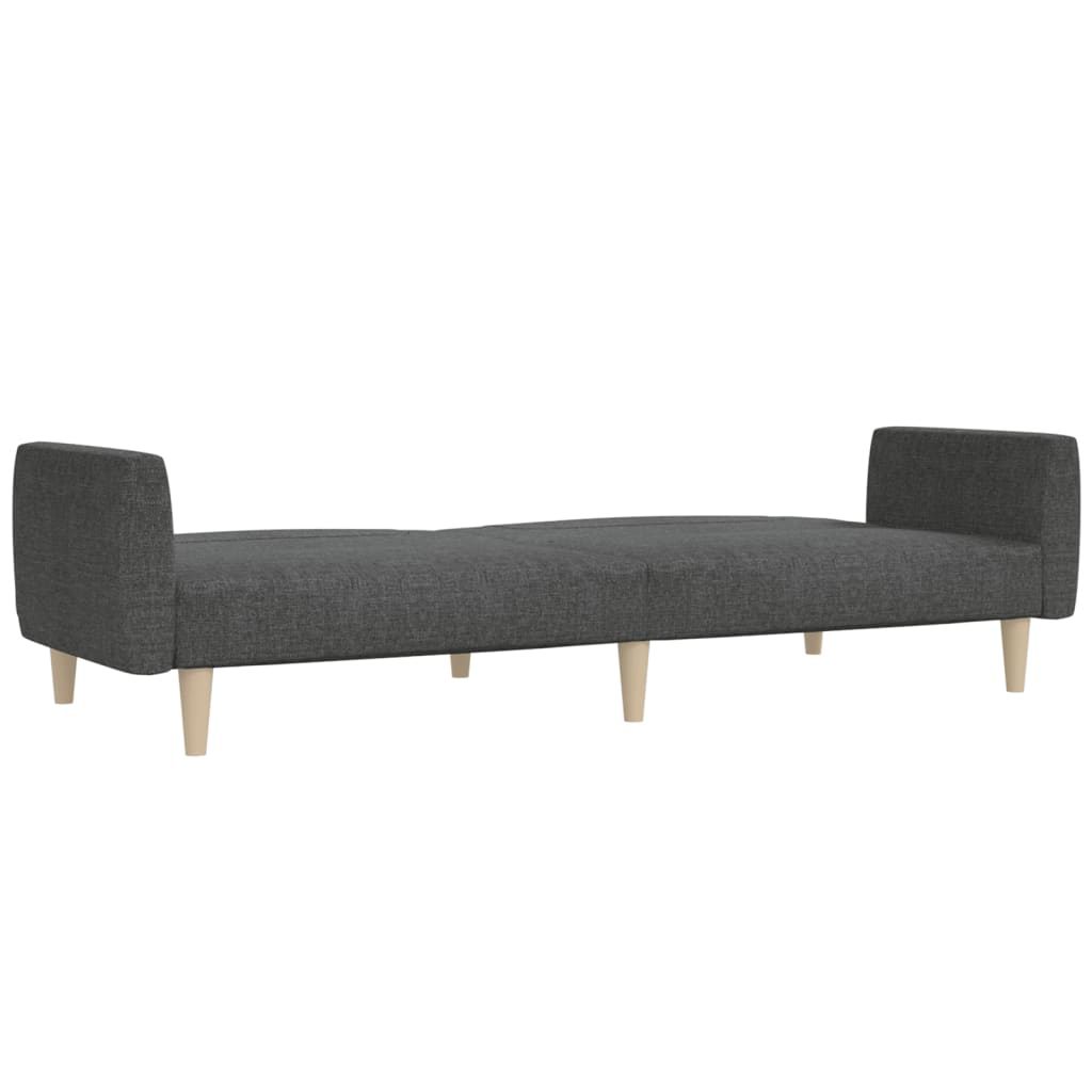 vidaXL 2-Seater Sofa Bed Accent Upholstered Loveseat Sleeper Couch Fabric-7