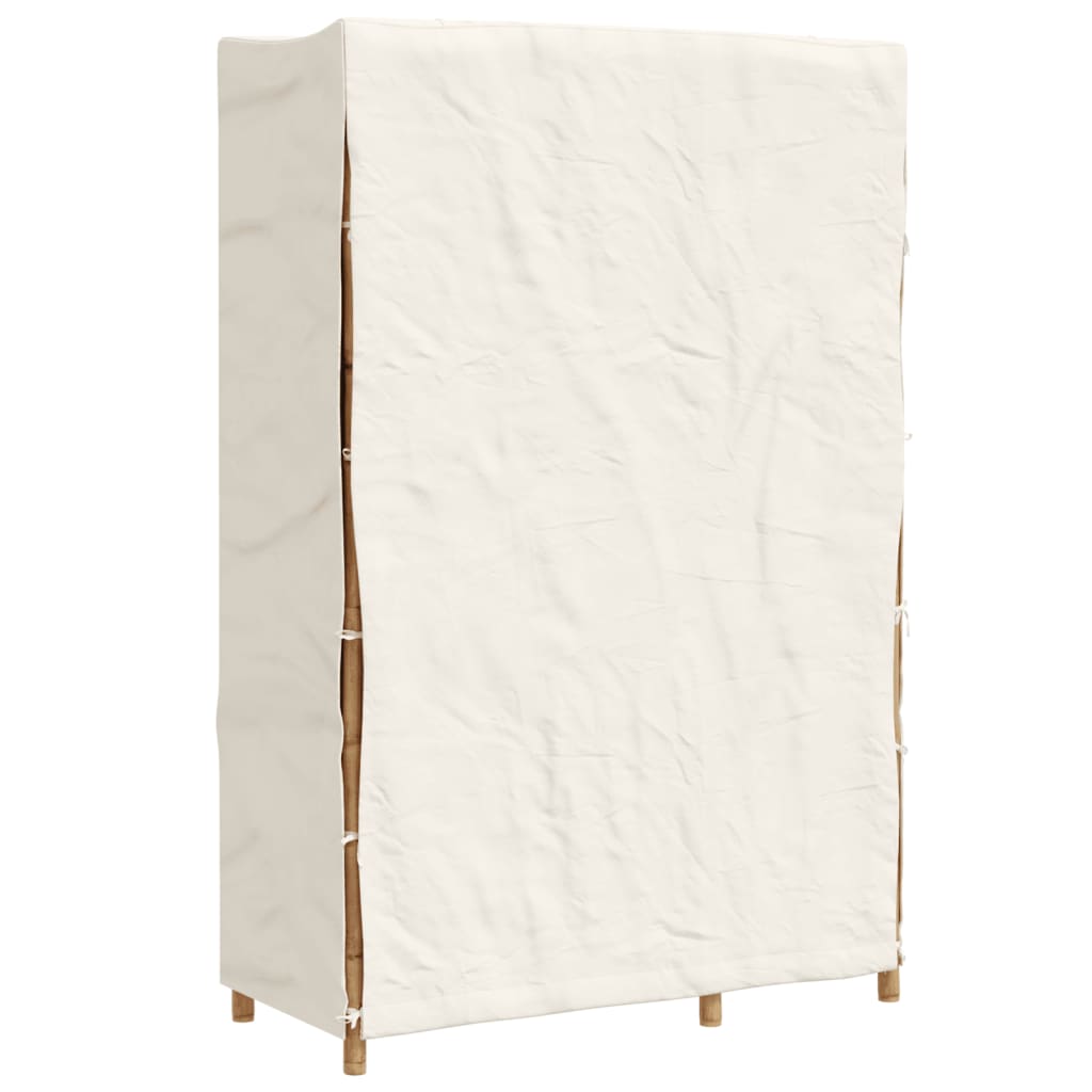 vidaXL Wardrobe 43.3"x17.7"x66.9" Bamboo-3