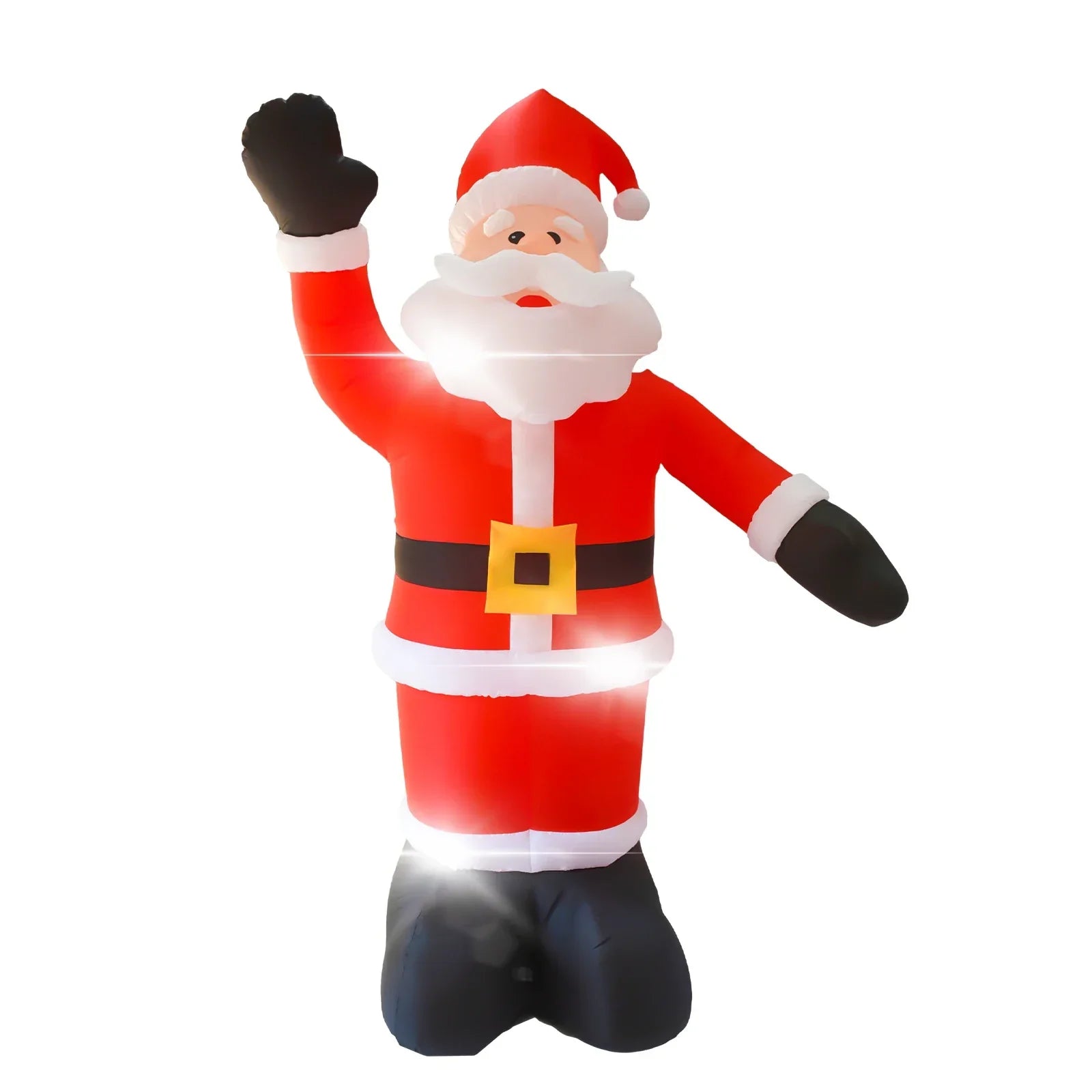 8FT Tall Inflatable Santa Claus with 9 LED Lights-0