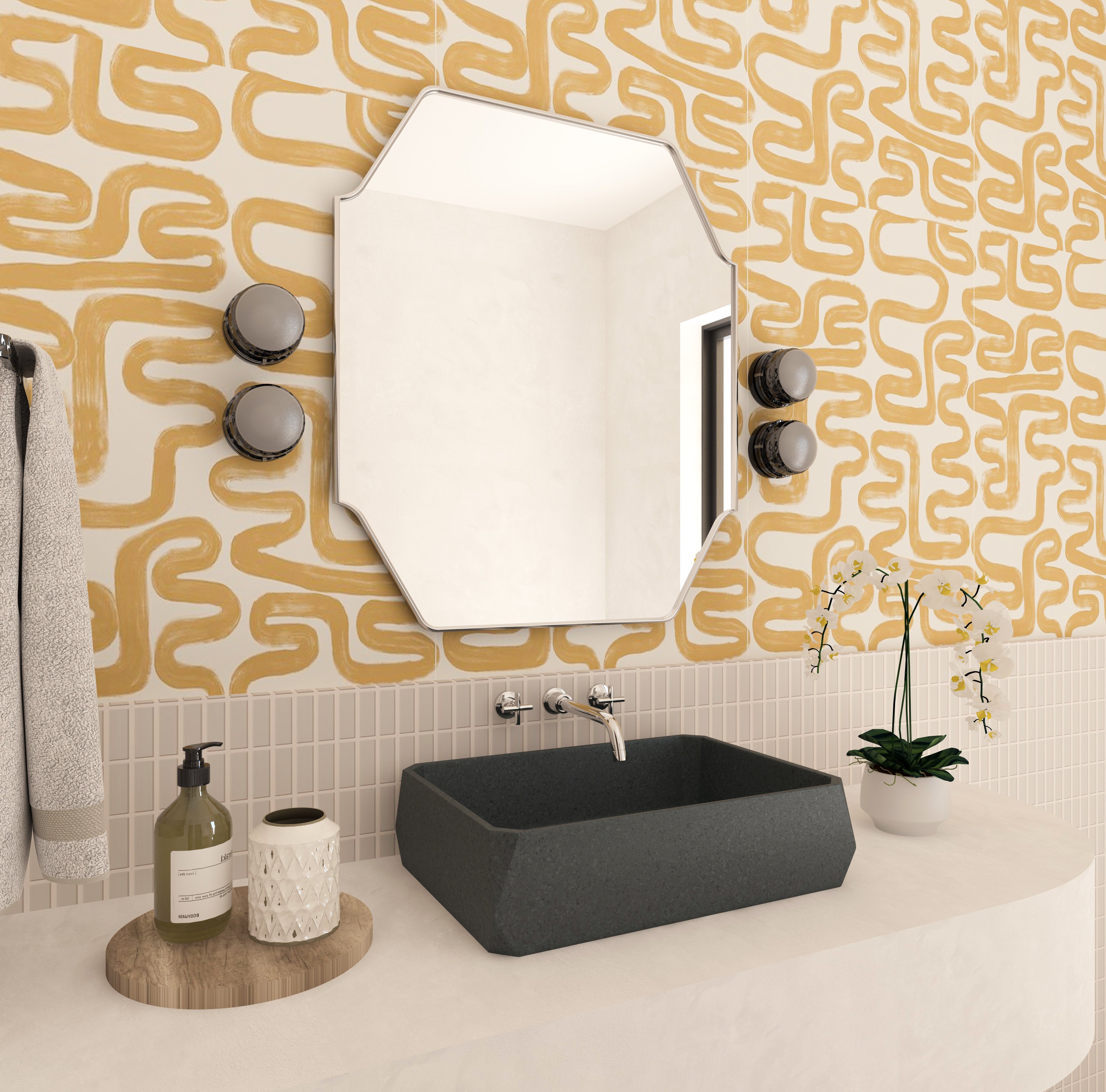 Architectural Unique Mirror Asymmetrical Wall Mirror