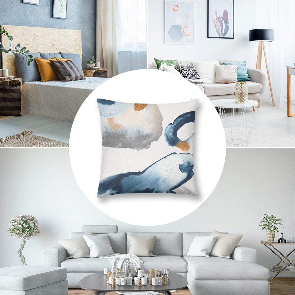 Plush Watercolor Pillowcase