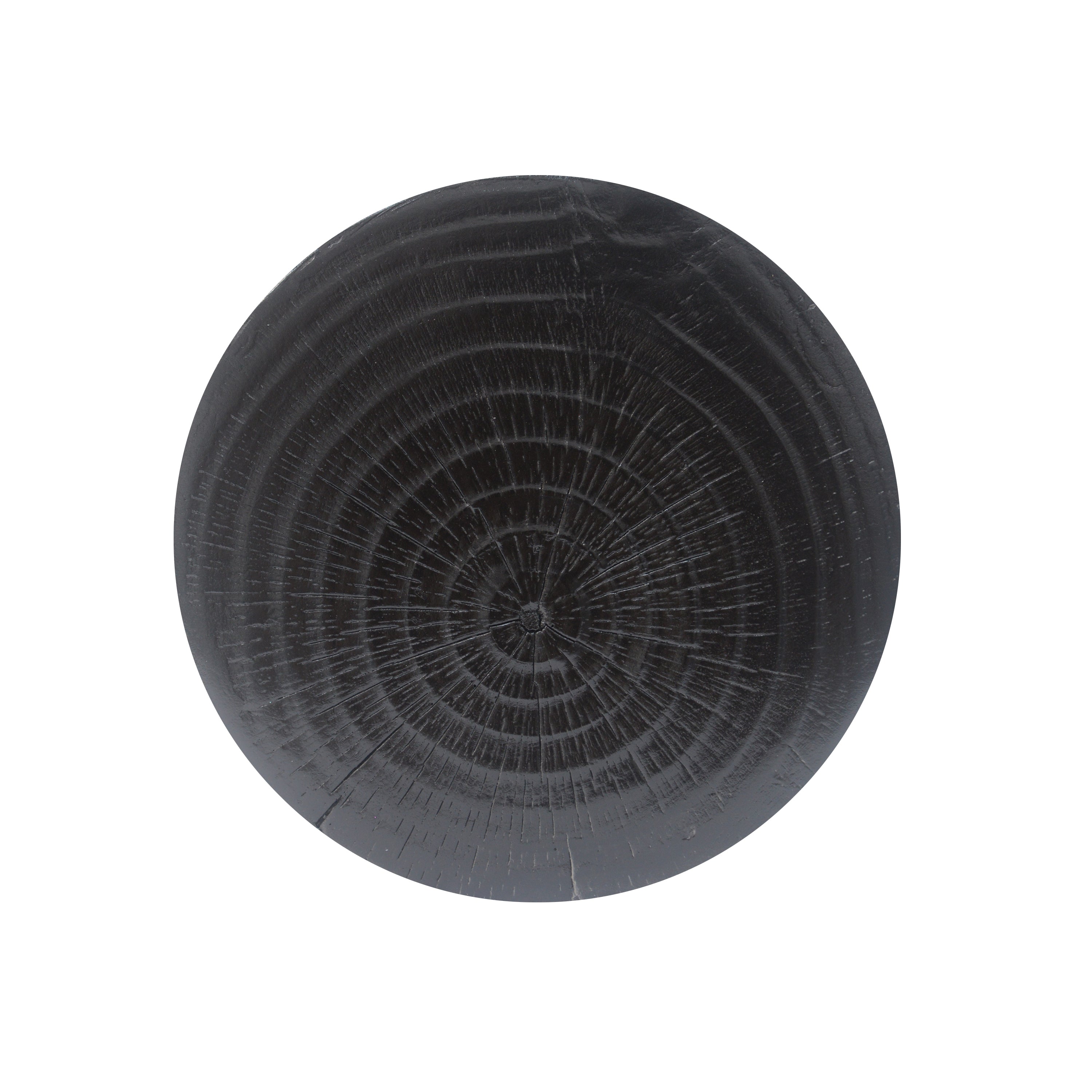 MGO Hollow Side Table with Wood-like Texture