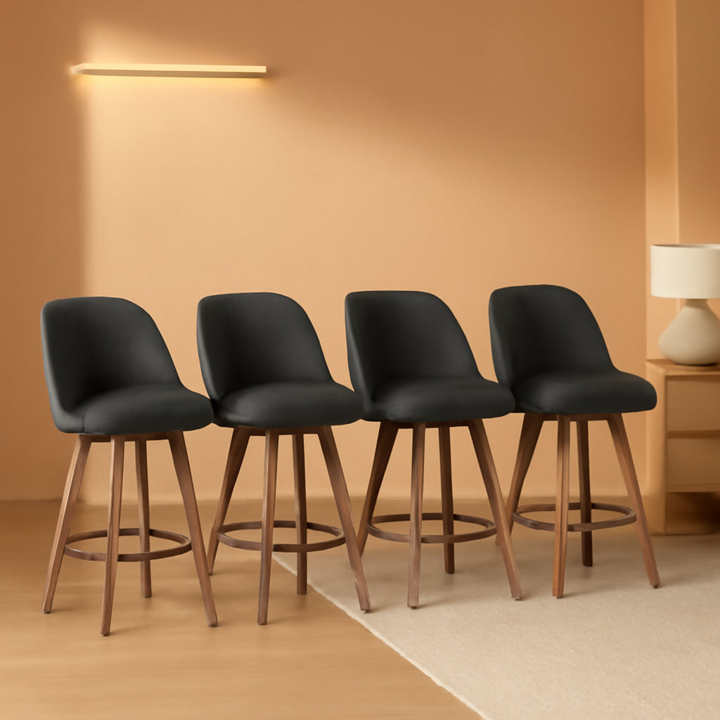 Counter Height Bar Stools Set Of Four 26 Inch Gray