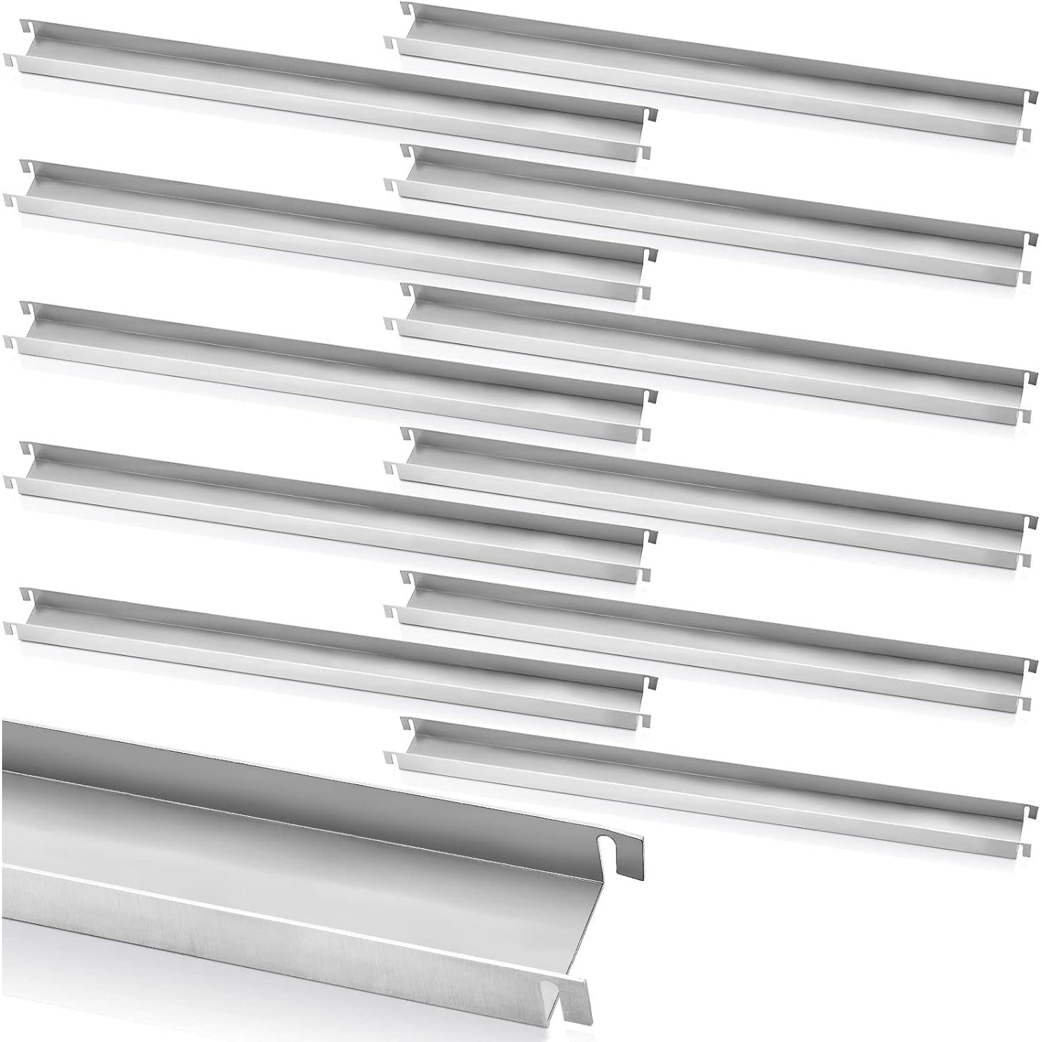 Stainless Steel Hanging File Rails 15.76 Inch Cabinets