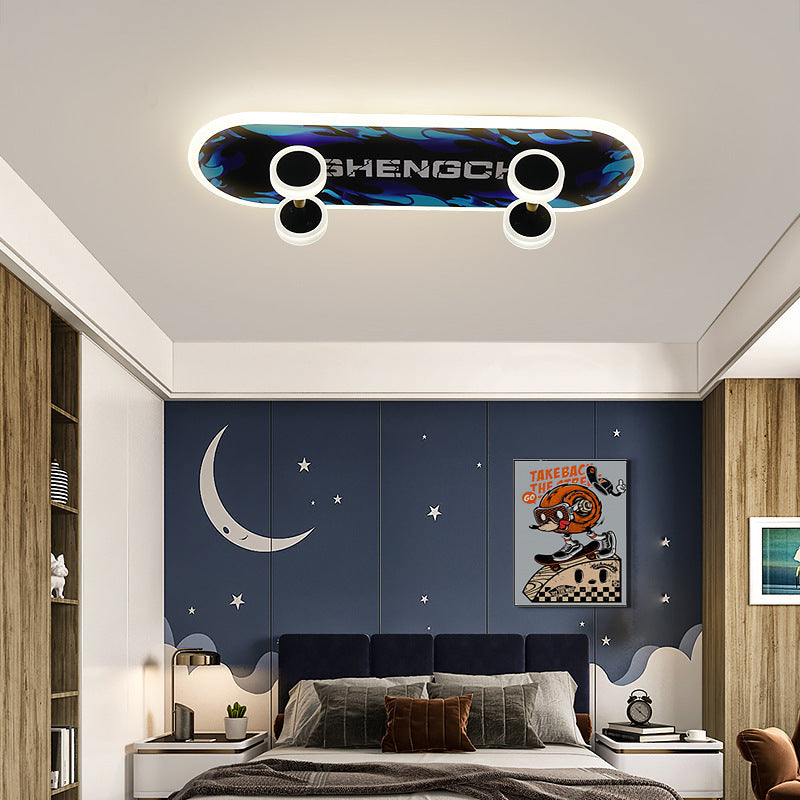 Ceiling Scooter Smart Colorful Bedroom Light