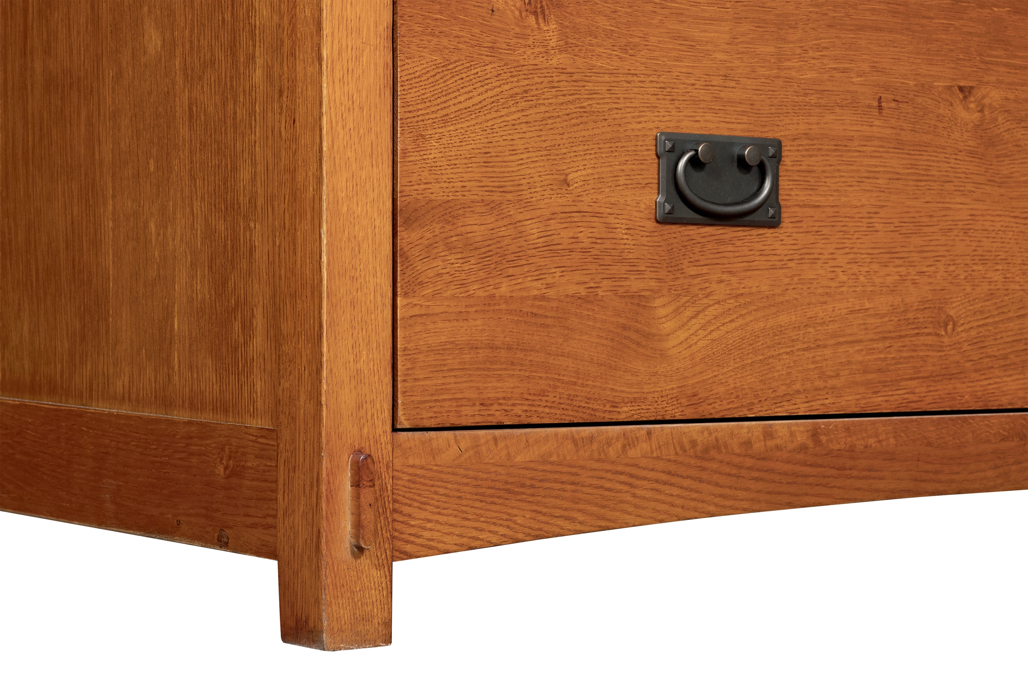 Mission Oak 2 Drawer Lateral File Cabinet - Michael's Cherry stain