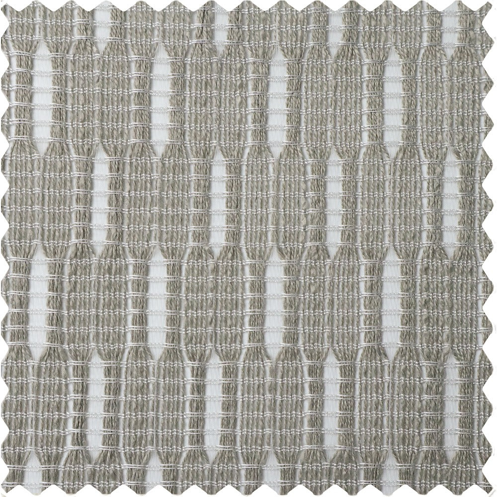 Orla Crochet Spindle Stripe Lace Sheer Curtains