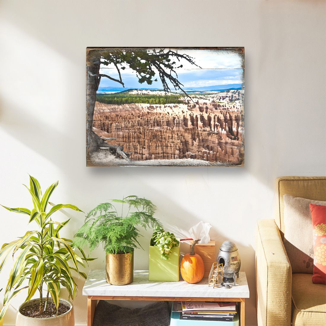 Canyon Tree View Art Wooden Wall Art by Nature Wonders | Nature Wildlife Décor  - 95281B-2