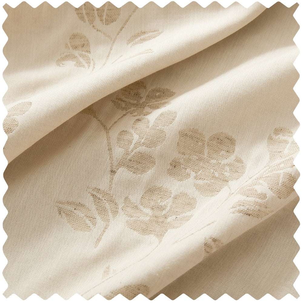 Erin Delicate Floral Linen Cotton Curtains