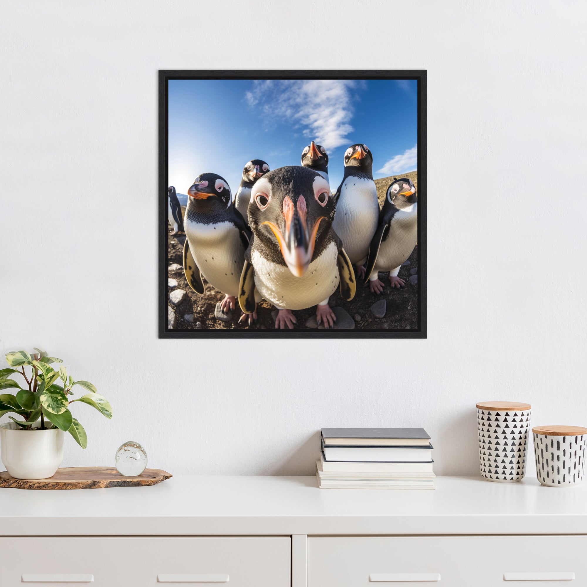 Funny Penguin Selfie by The Creative Bunch Studio