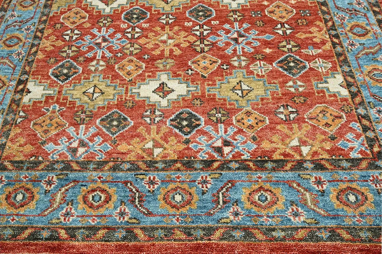 Multi Sizes Coral Hand Knotted Arts & Crafts/Mission Oushak Wool Oriental Area Rug