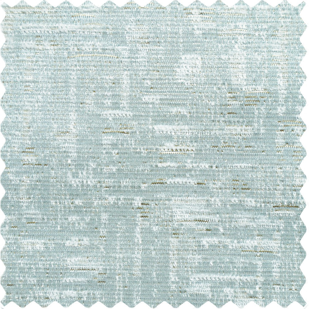 Jade Haze Blue Golden Metallic Curtains