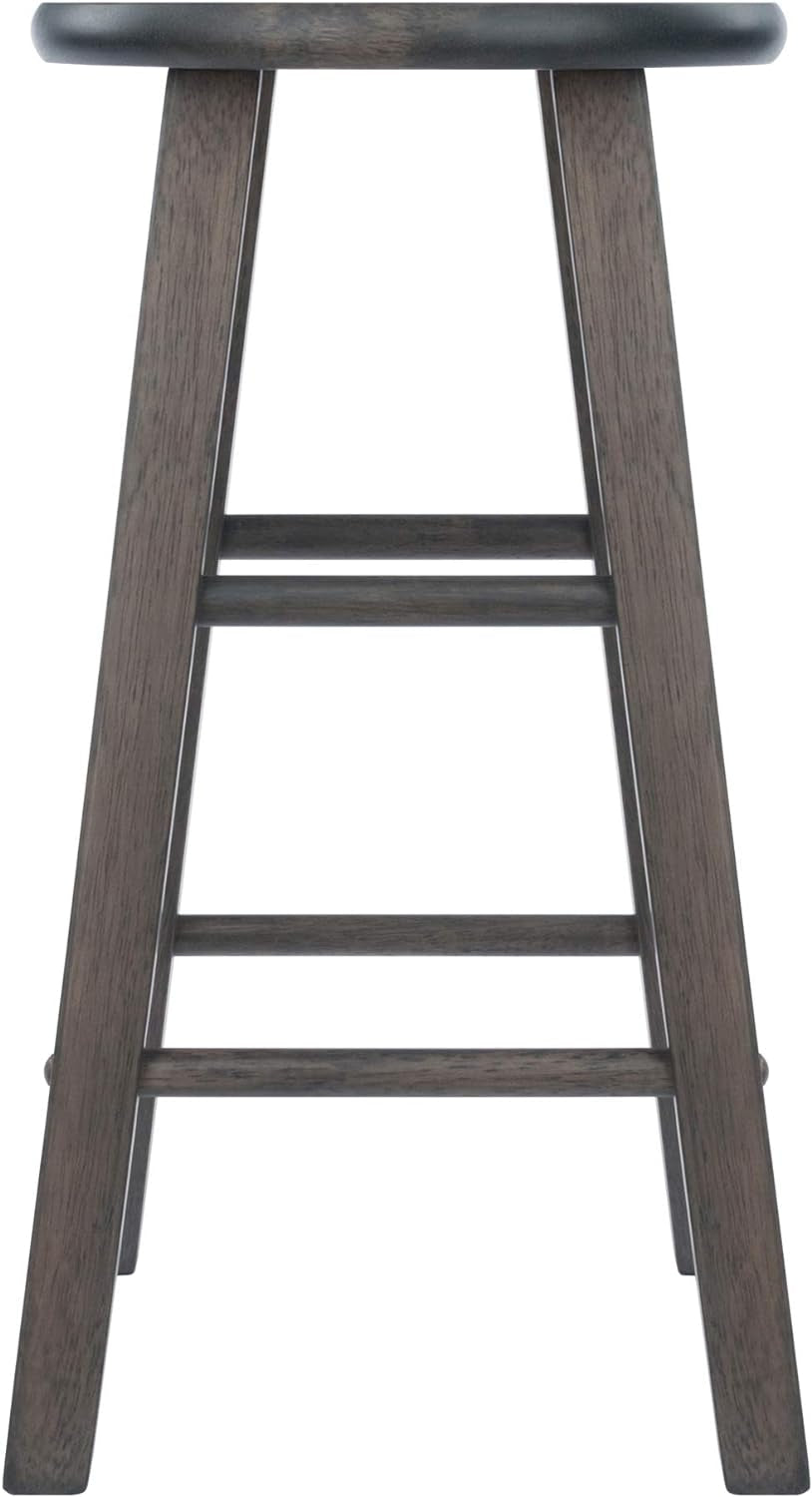 Element 2 Piece 24In Counter Stool Set Oyster Gray