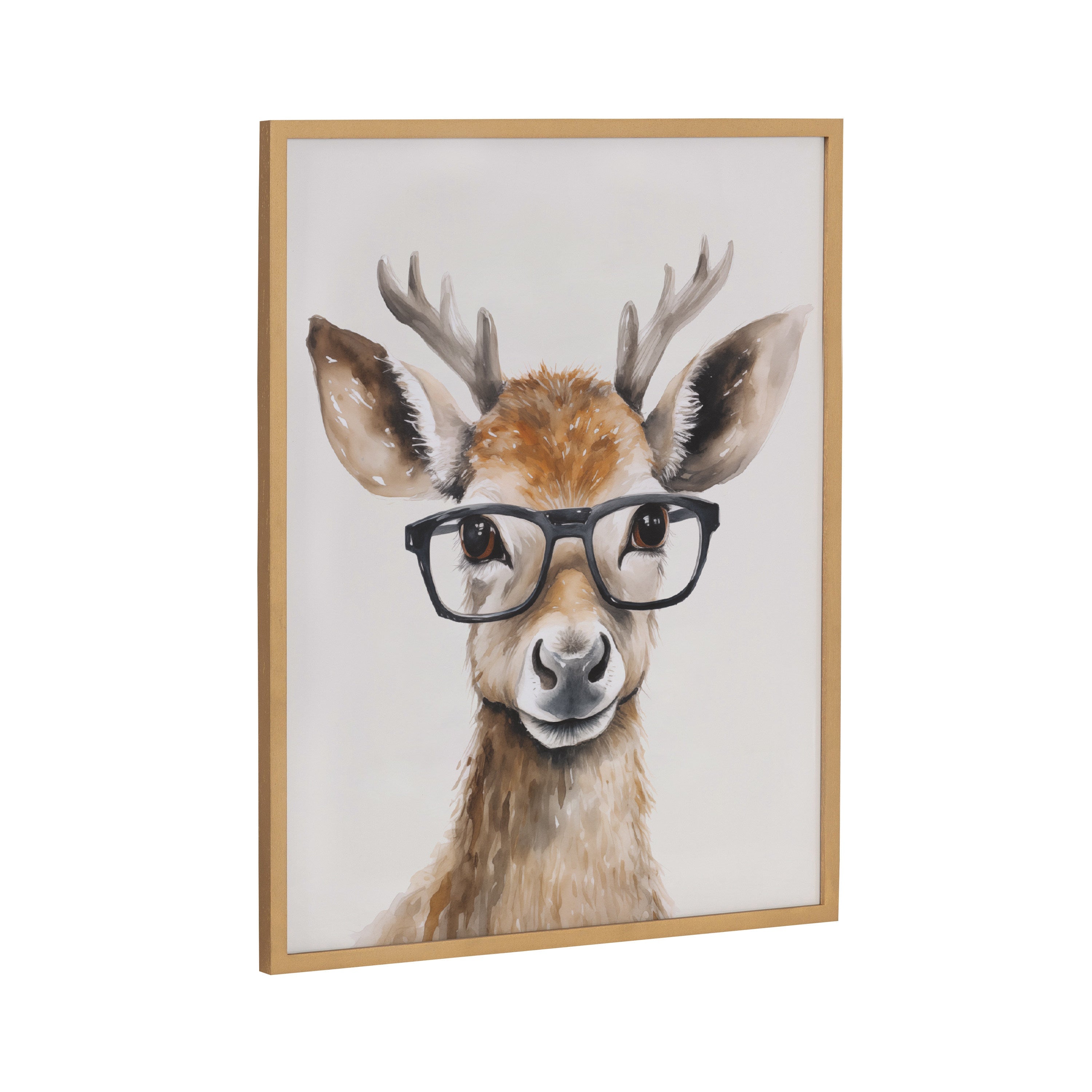 Gallery Cute Deer Wearing Glasses Print by The Creative Bunch Studio